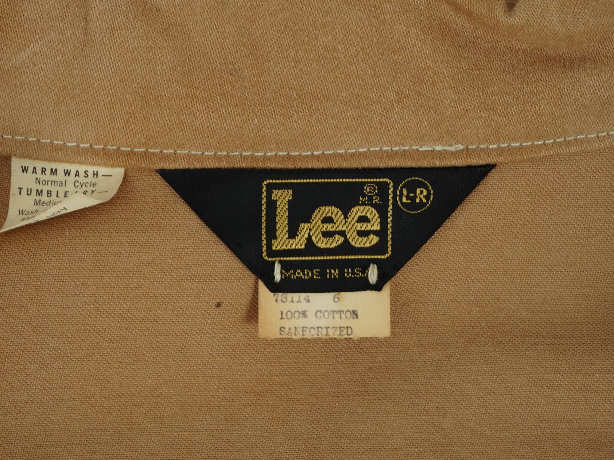 VINTAGE AMERICAN LEE MENS JACKET WITH METS CAP PIC-5