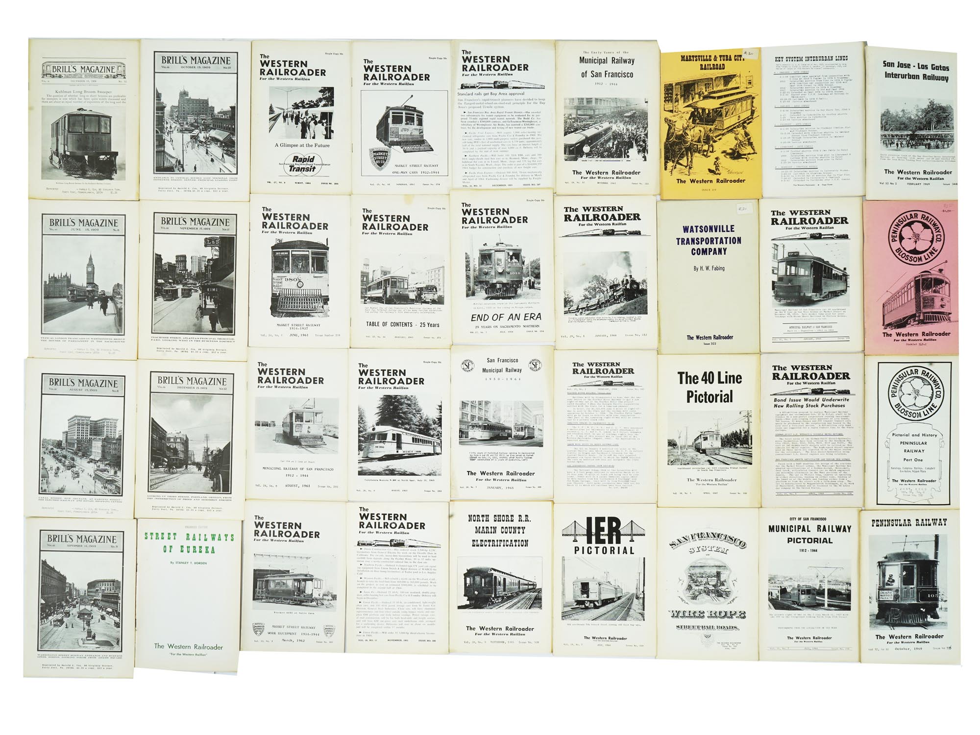 VINTAGE AMERICAN TRAM AND RAILWAYS PUBLICATIONS PIC-2