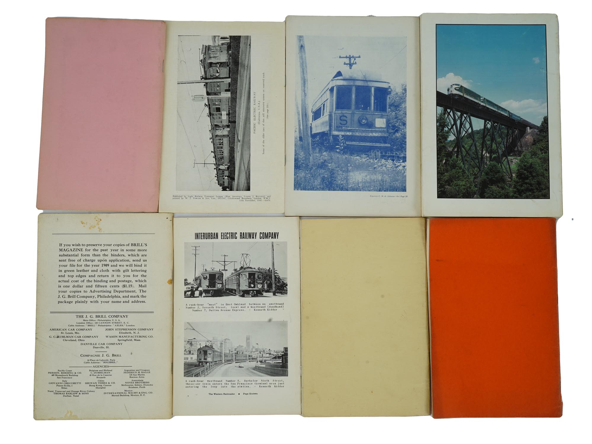 VINTAGE AMERICAN TRAM AND RAILWAYS PUBLICATIONS PIC-5