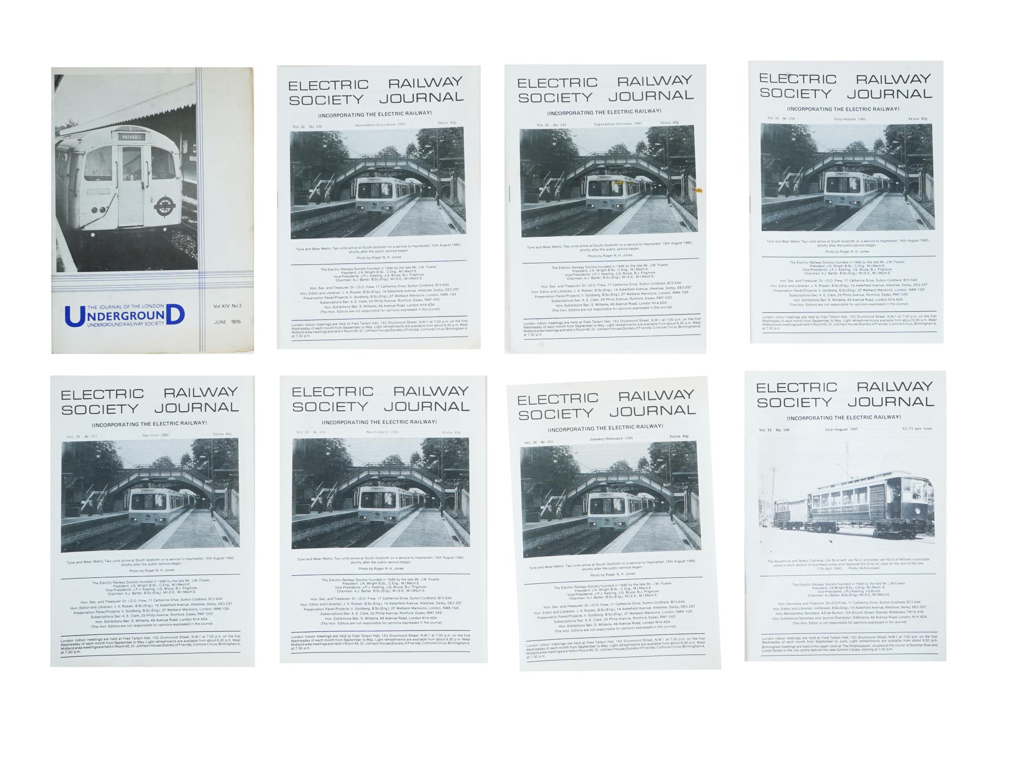 VINTAGE BRITISH RAILWAY SOCIETY MAGAZINES AND NOTICES PIC-6