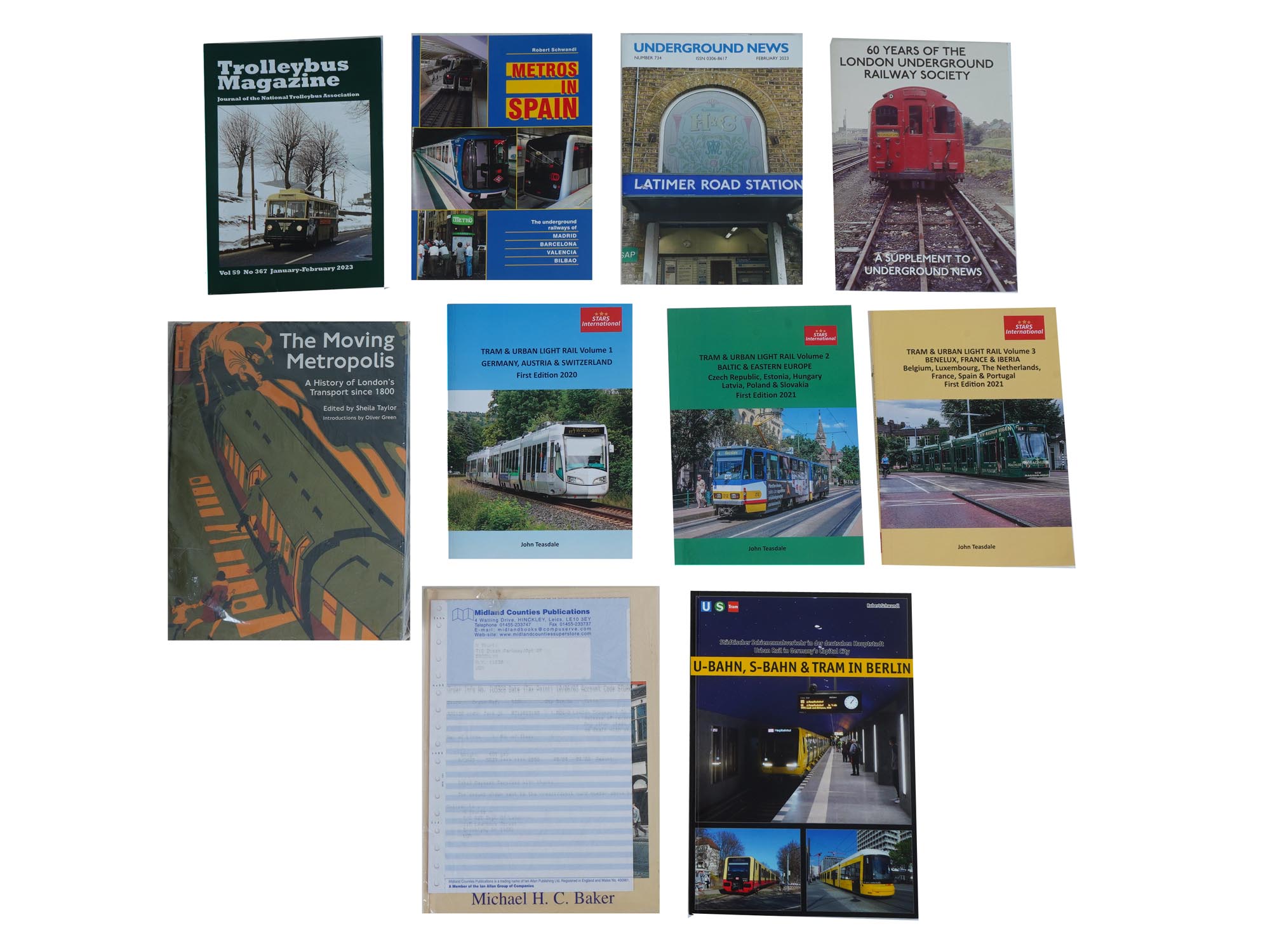 VINTAGE BOOKS ON BRITISH RAILWAYS AND LONDON METRO PIC-2