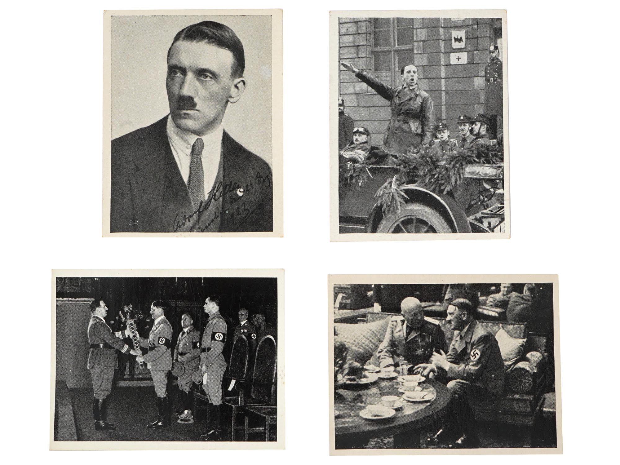 WWII ERA AUSTRIAN ADOLF HITLER CIGARETTE CARDS PIC-0