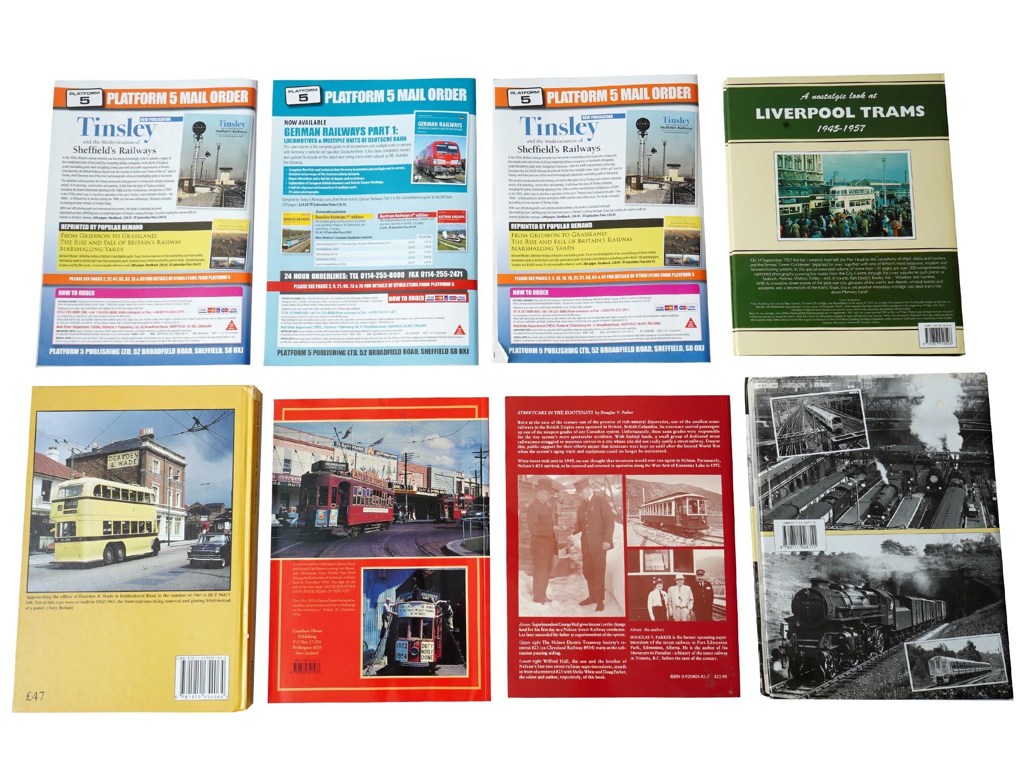 LOT BRITISH RAILWAY TROLLEY TRANSPORT BOOKS MAGAZINES PIC-2