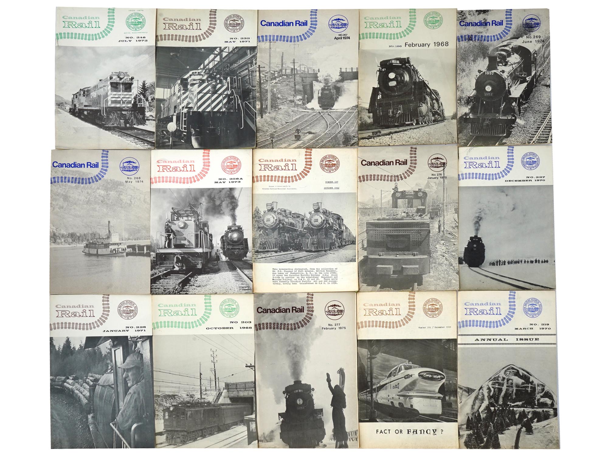 LARGE COLLECTION OF AMERICAN RAILROAD MAGAZINES PIC-10