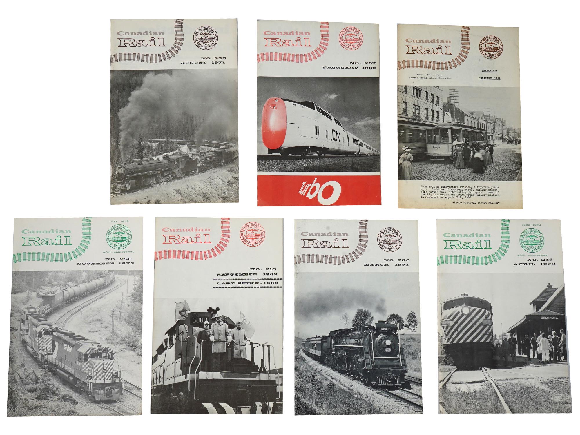 LARGE COLLECTION OF AMERICAN RAILROAD MAGAZINES PIC-12