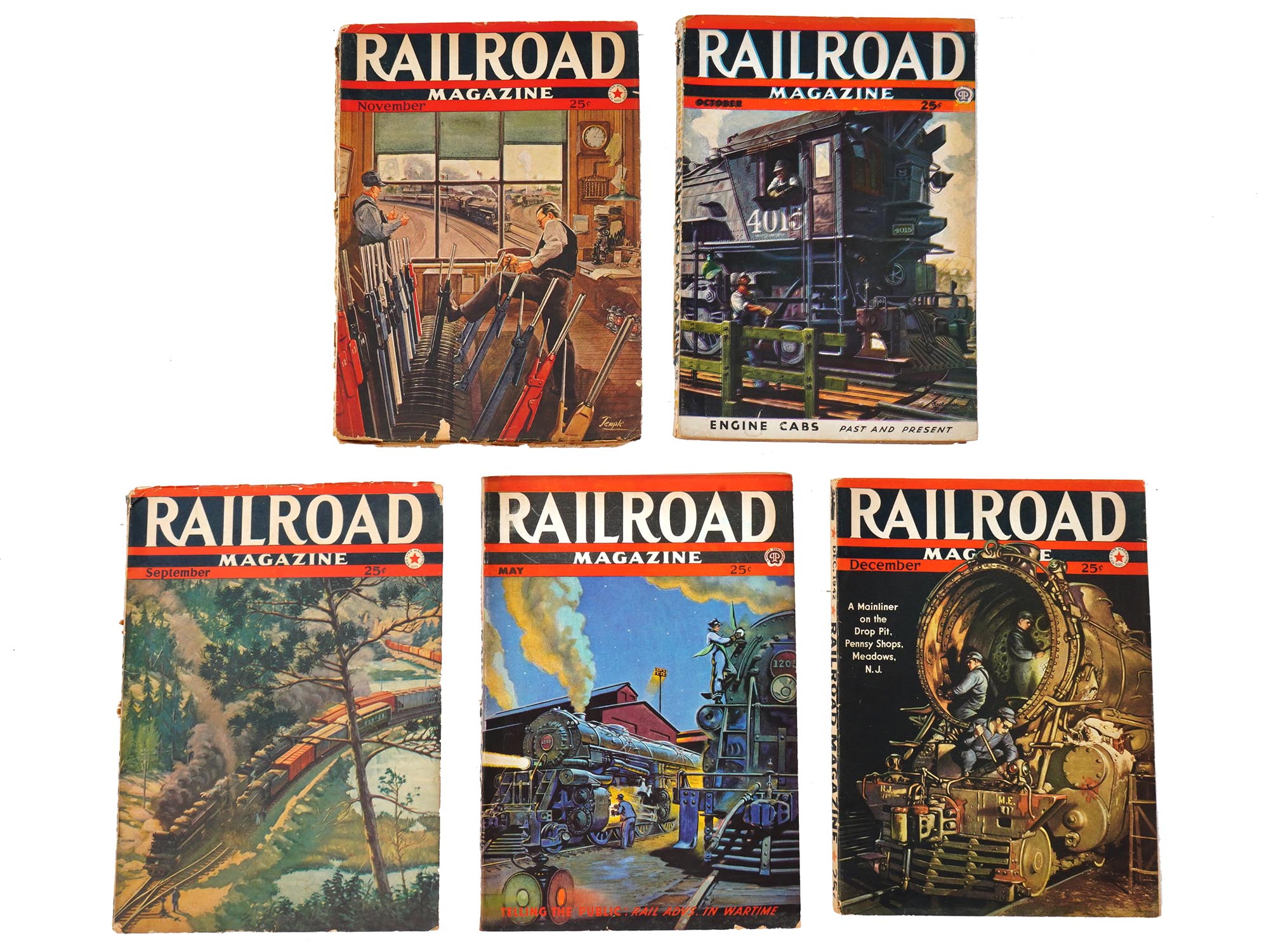 LARGE COLLECTION OF AMERICAN RAILROAD MAGAZINES PIC-4