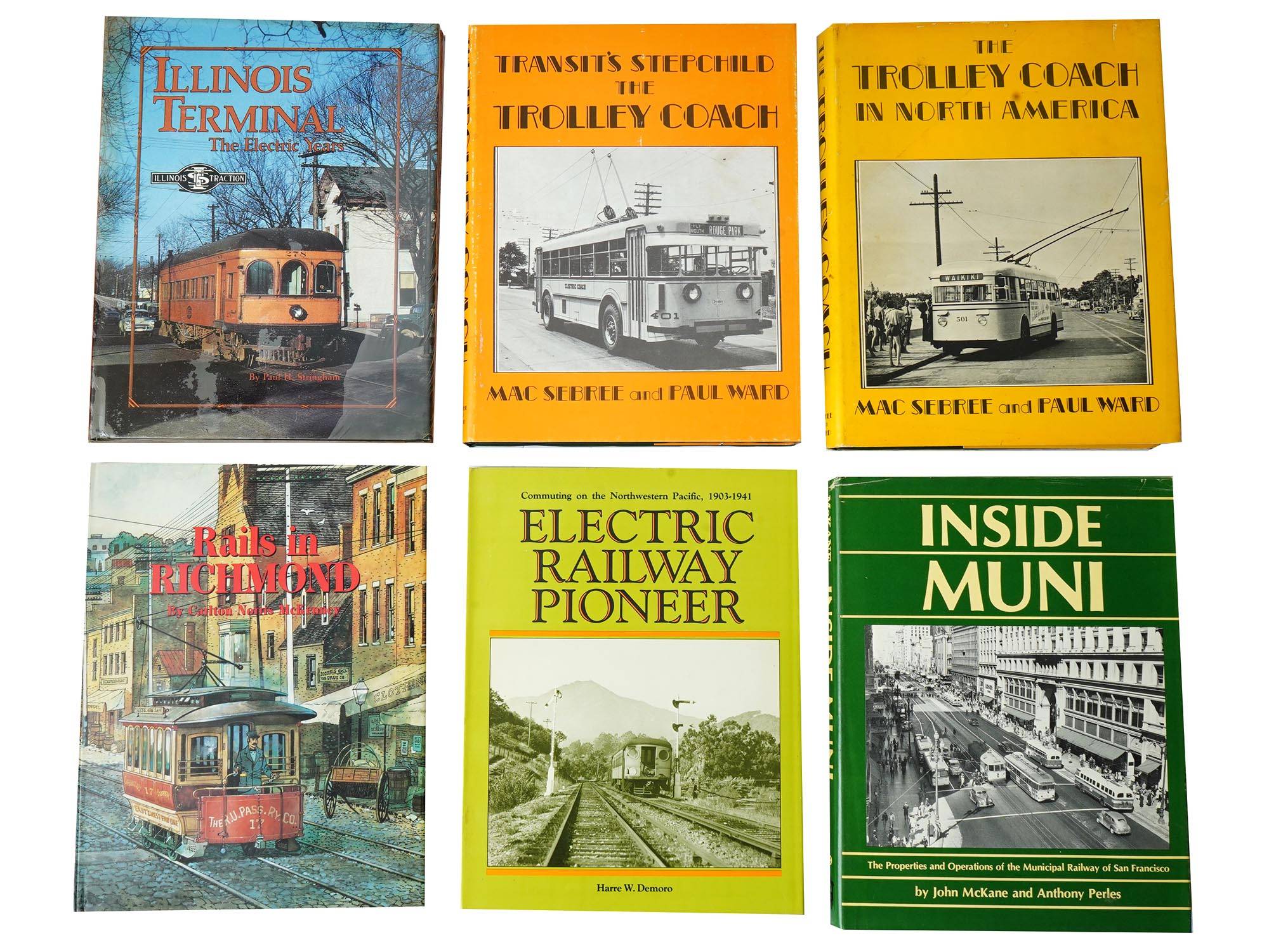 LOT OF AMERICAN RAILWAYS TROLLEYS BOOKS MAGAZINES PIC-2