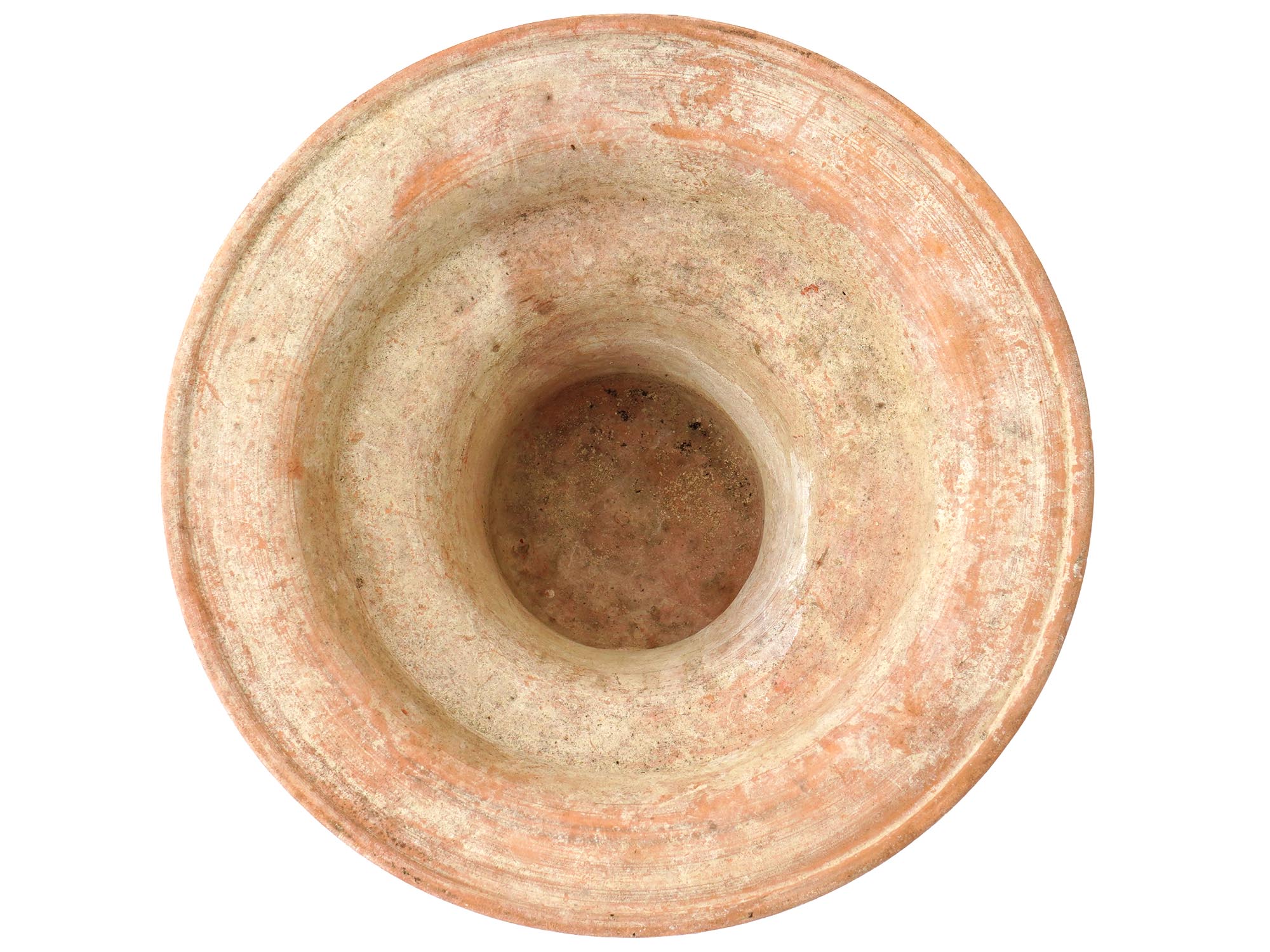 ANCIENT ROMAN PERIOD ROUND TERRACOTTA CONTAINER PIC-4