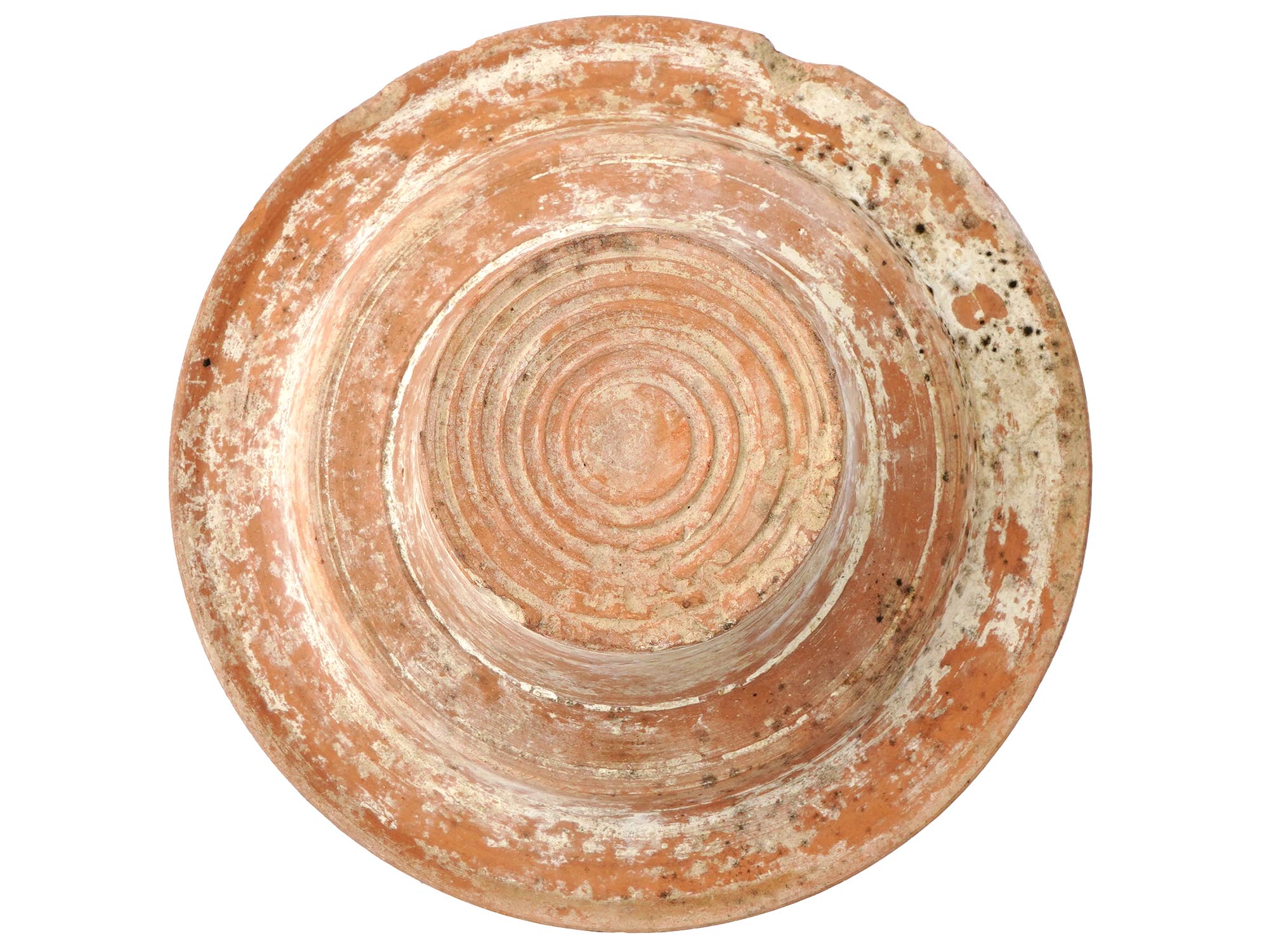 ANCIENT ROMAN PERIOD ROUND TERRACOTTA CONTAINER PIC-5