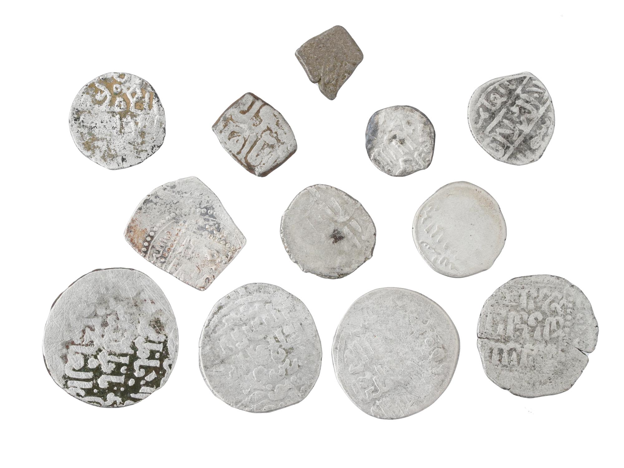 GROUP OF ANCIENT ISLAMIC MAMLUK PERIOD COINS PIC-1