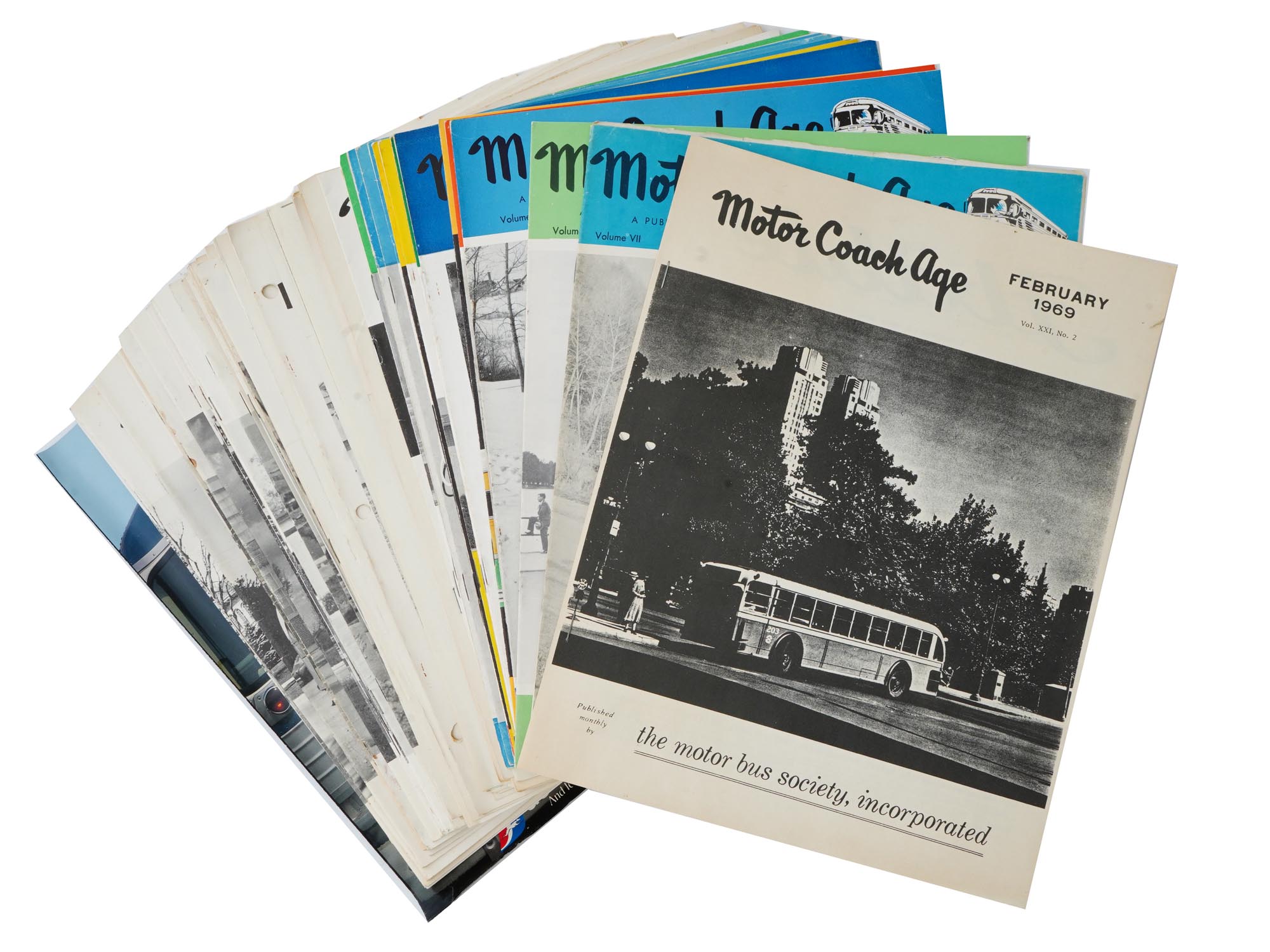 COLLECTION OF MOTOR COACH AGE MAGAZINES ISSUES PIC-0