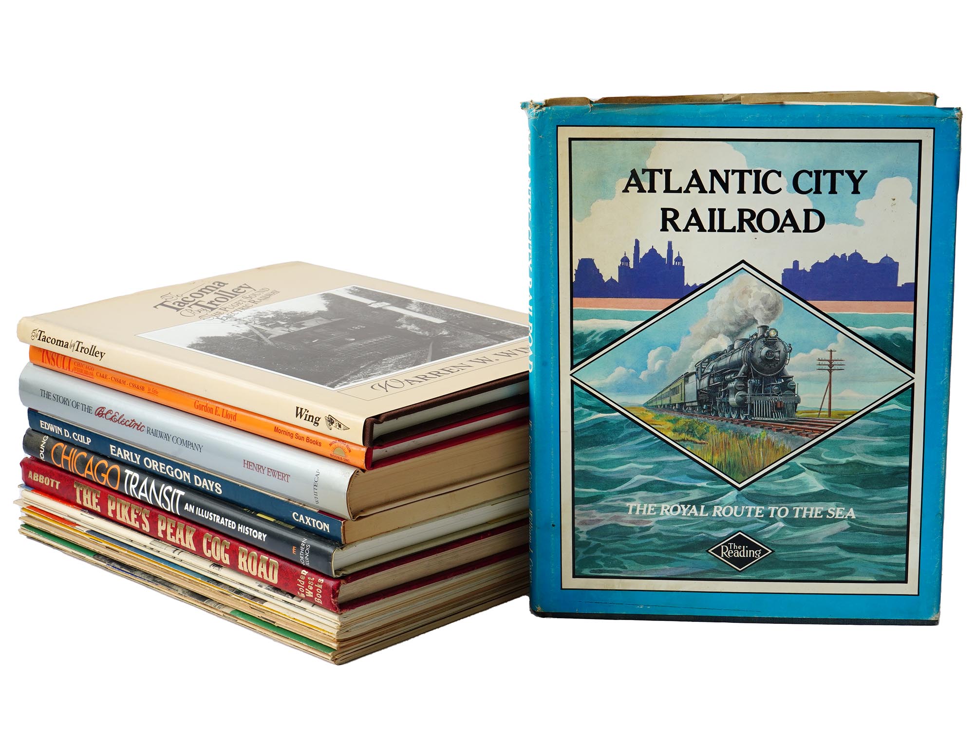 LOT OF AMERICAN RAILROAD TRANSPORT BOOKS MAGAZINES PIC-0