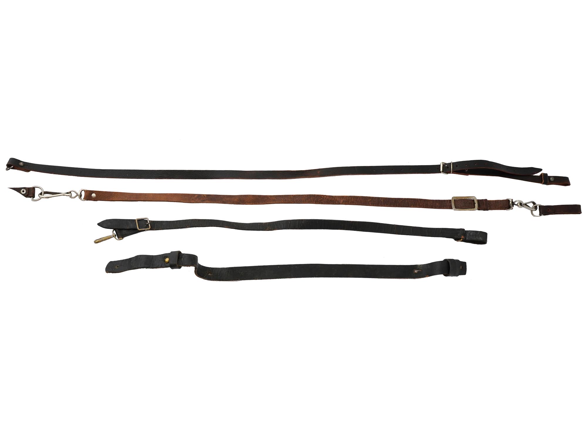 COLLECTION OF ASSORTED MILITARY LEATHER TEXTILE BELTS PIC-4