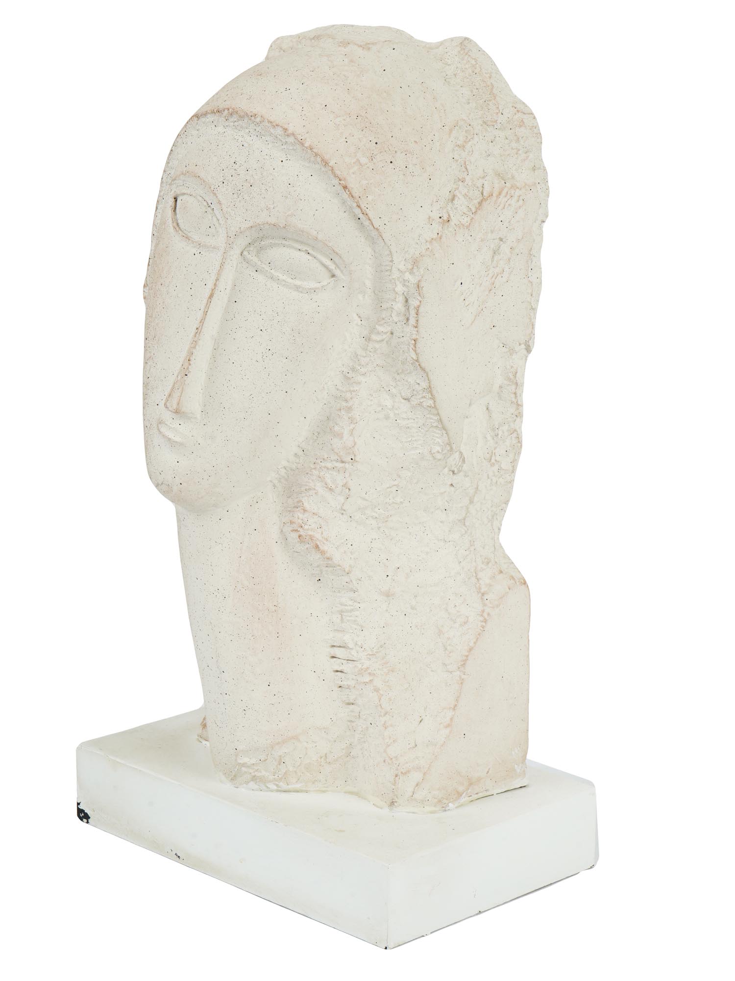 FEMALE HEAD SCULPTURE AFTER AMEDEO MODIGLIANI PIC-0