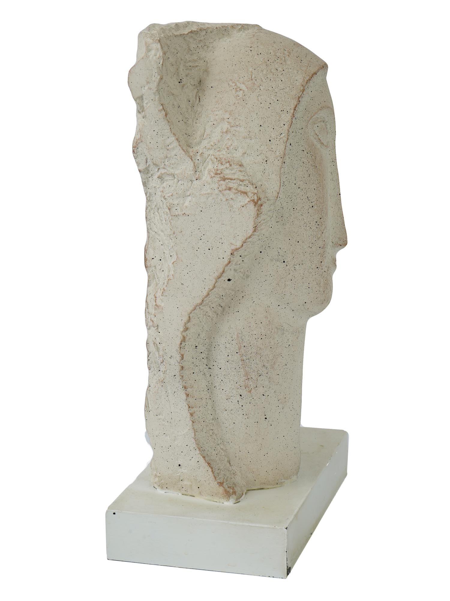 FEMALE HEAD SCULPTURE AFTER AMEDEO MODIGLIANI PIC-2