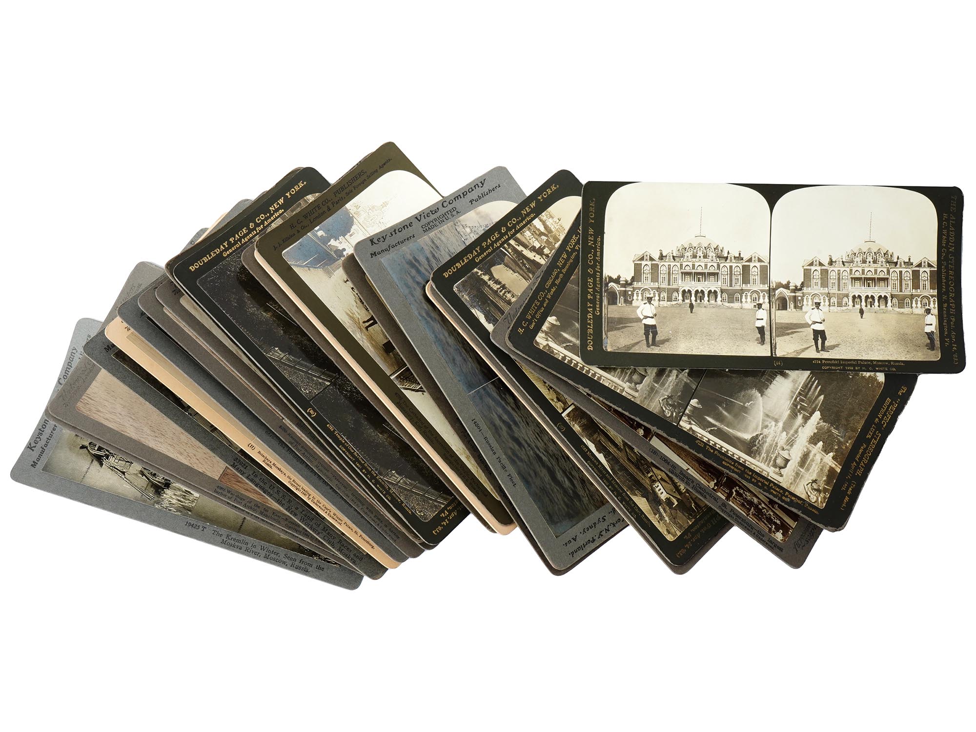 ANTIQUE AMERICAN STEREO PHOTO CARDS OF RUSSIA PIC-0