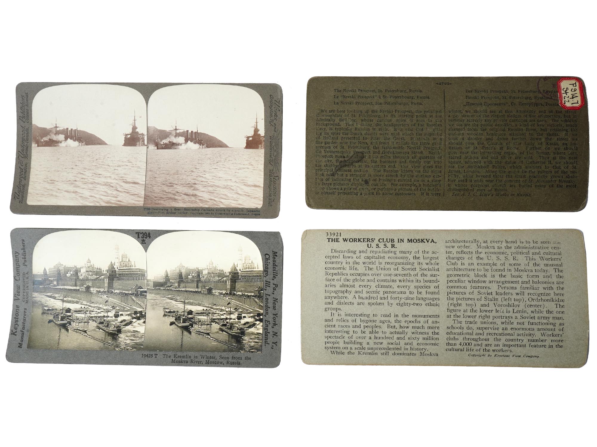 ANTIQUE AMERICAN STEREO PHOTO CARDS OF RUSSIA PIC-4