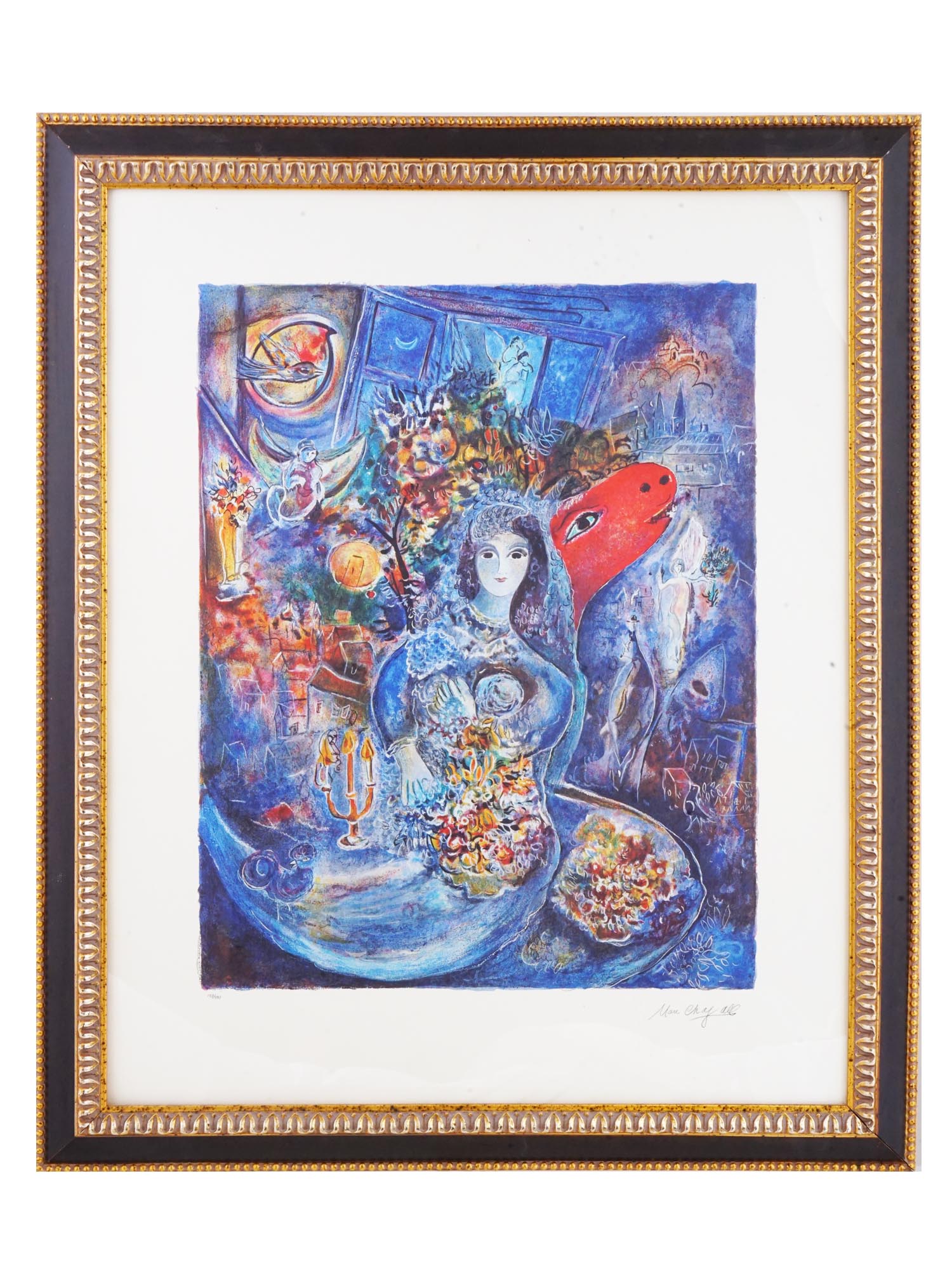 RUSSIAN FRENCH MARC CHAGALL LIMITED ED PRINT BELLA PIC-0