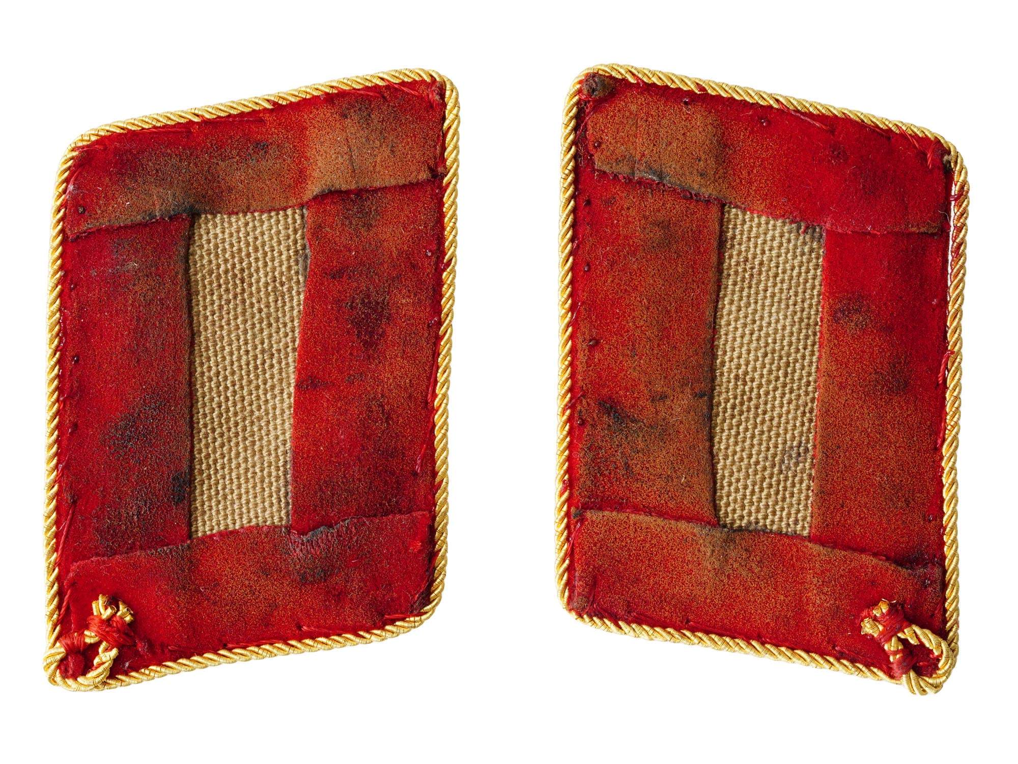 PAIR OF WWII NAZI GERMAN NSDAP GAULEITER COLLAR TABS PIC-2