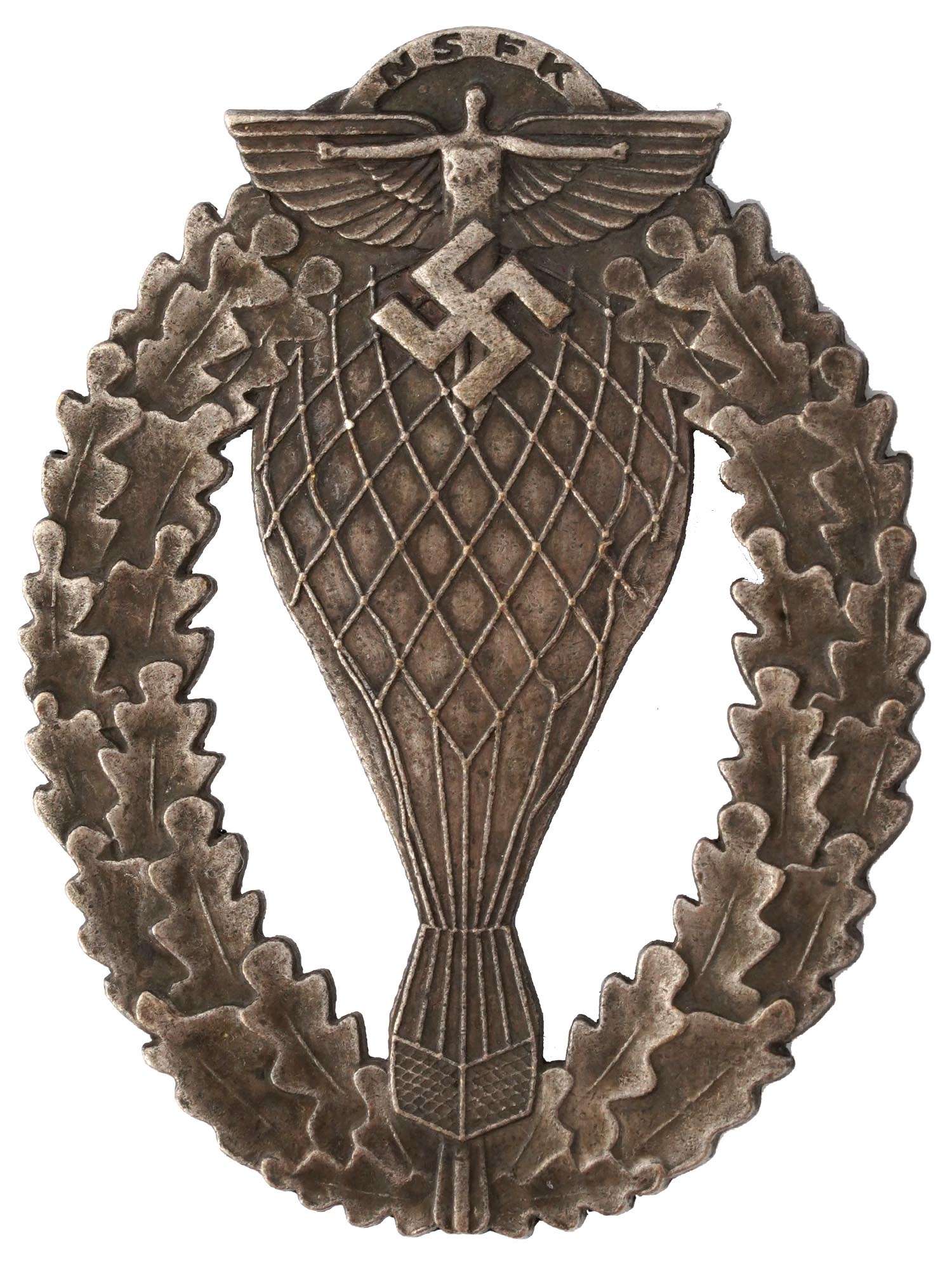 WWII NAZI GERMAN THIRD REICH NSFK BALLOON PILOTS BADGE PIC-0