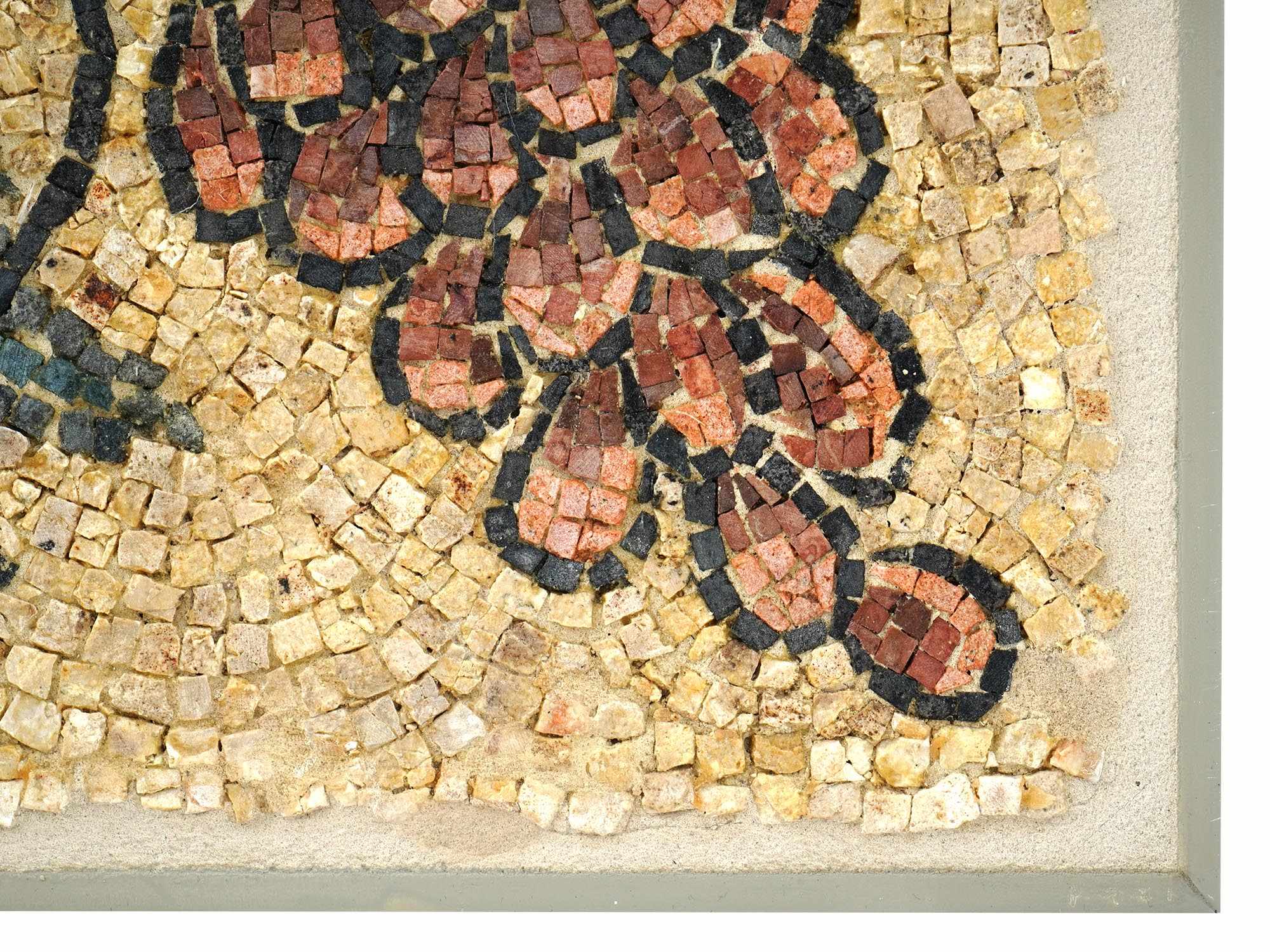 ANCIENT ROMAN MOSAIC FEATURING A GRAPEVINE PIC-3