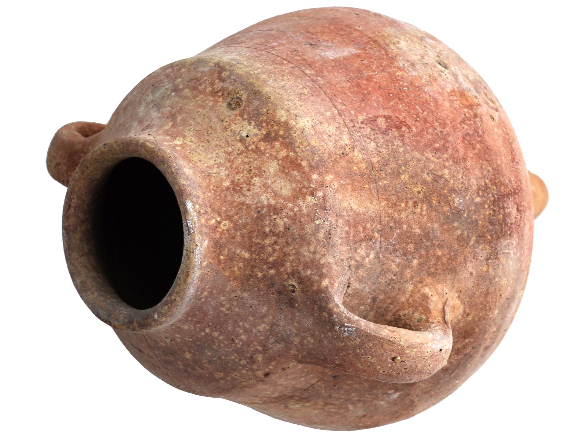 ANCIENT BYZANTINE TERRACOTTA AMPHORA WITH HANDLES PIC-1
