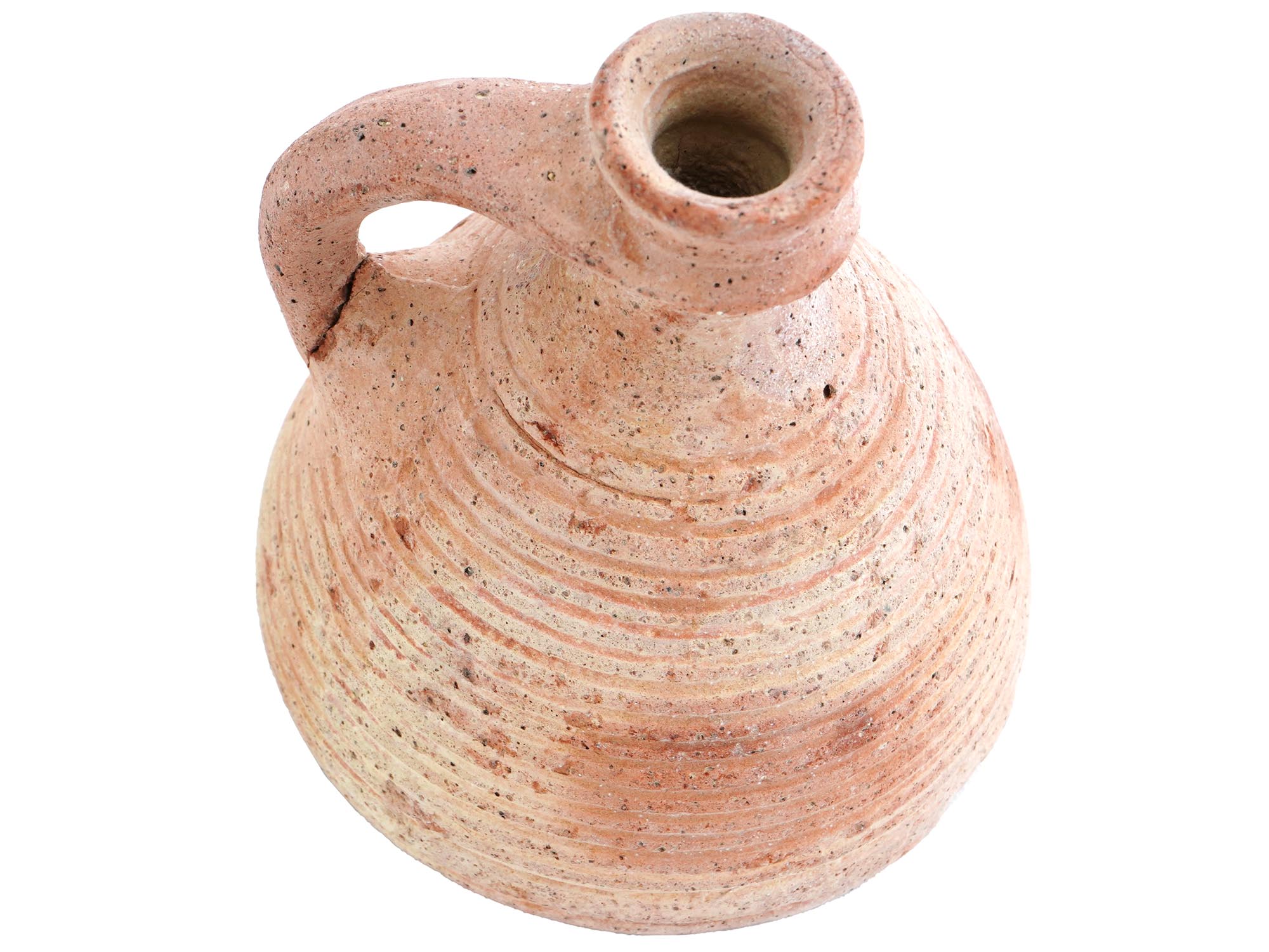 ANCIENT BYZANTINE TERRACOTTA JUGS OF RIBBED DESIGNS PIC-4