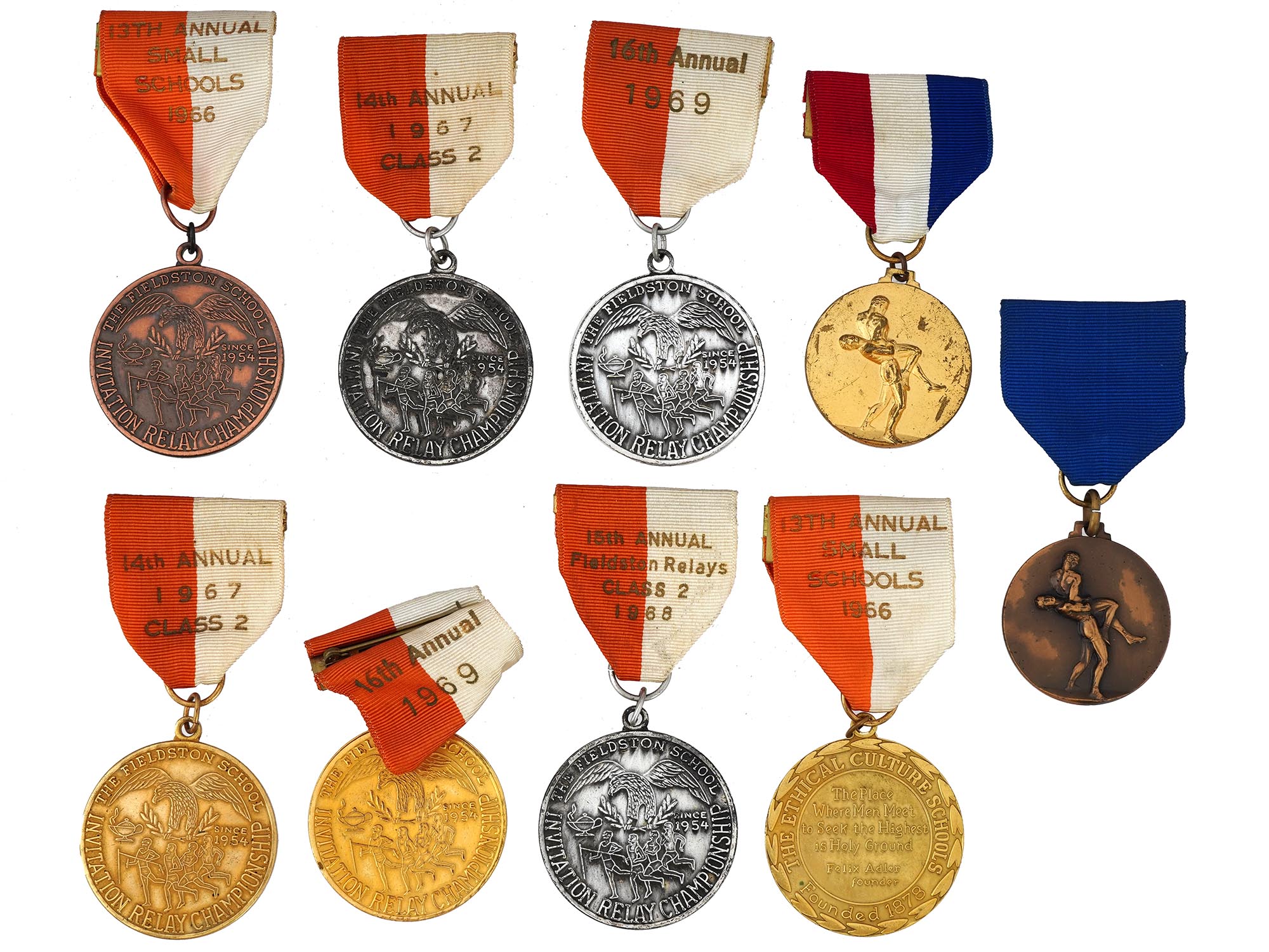 COLLECTION OF AMERICAN SCHOOL MEDALS OF 1960S PIC-2