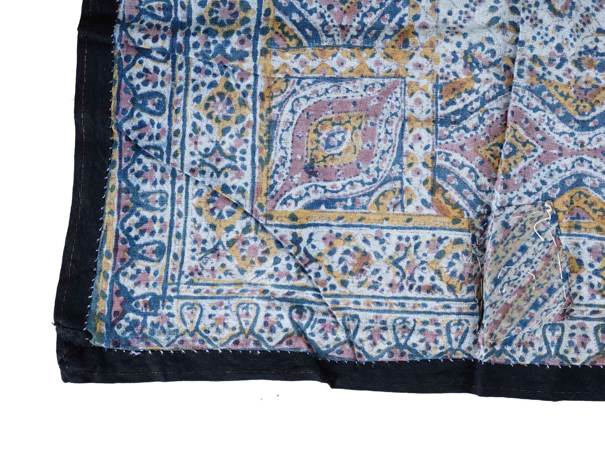 CLASSIC ANTIQUE PERSIAN KALAMKARI COTTON TEXTILE PIC-5