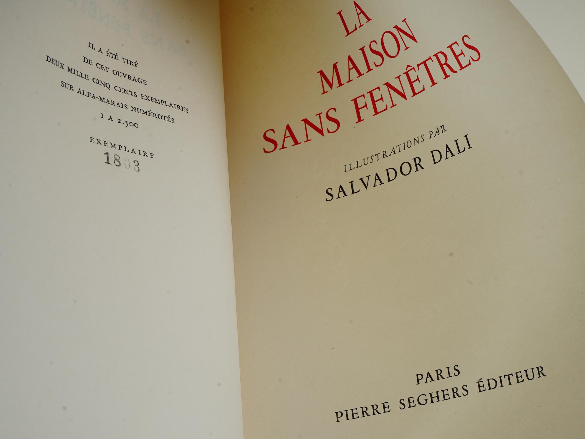 1949 LTD FRENCH BOOK ILLUSTRATED BY SALVADOR DALI PIC-5