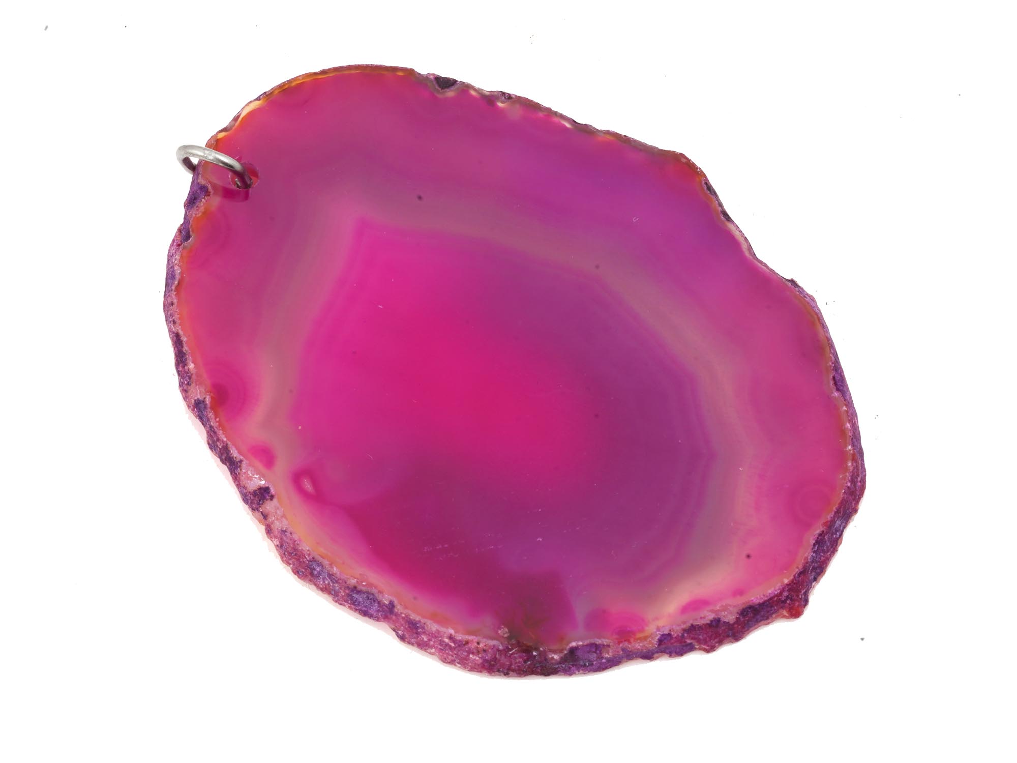 POLISHED AGATE PENDANTS IN VIBRANT COLORS PIC-5