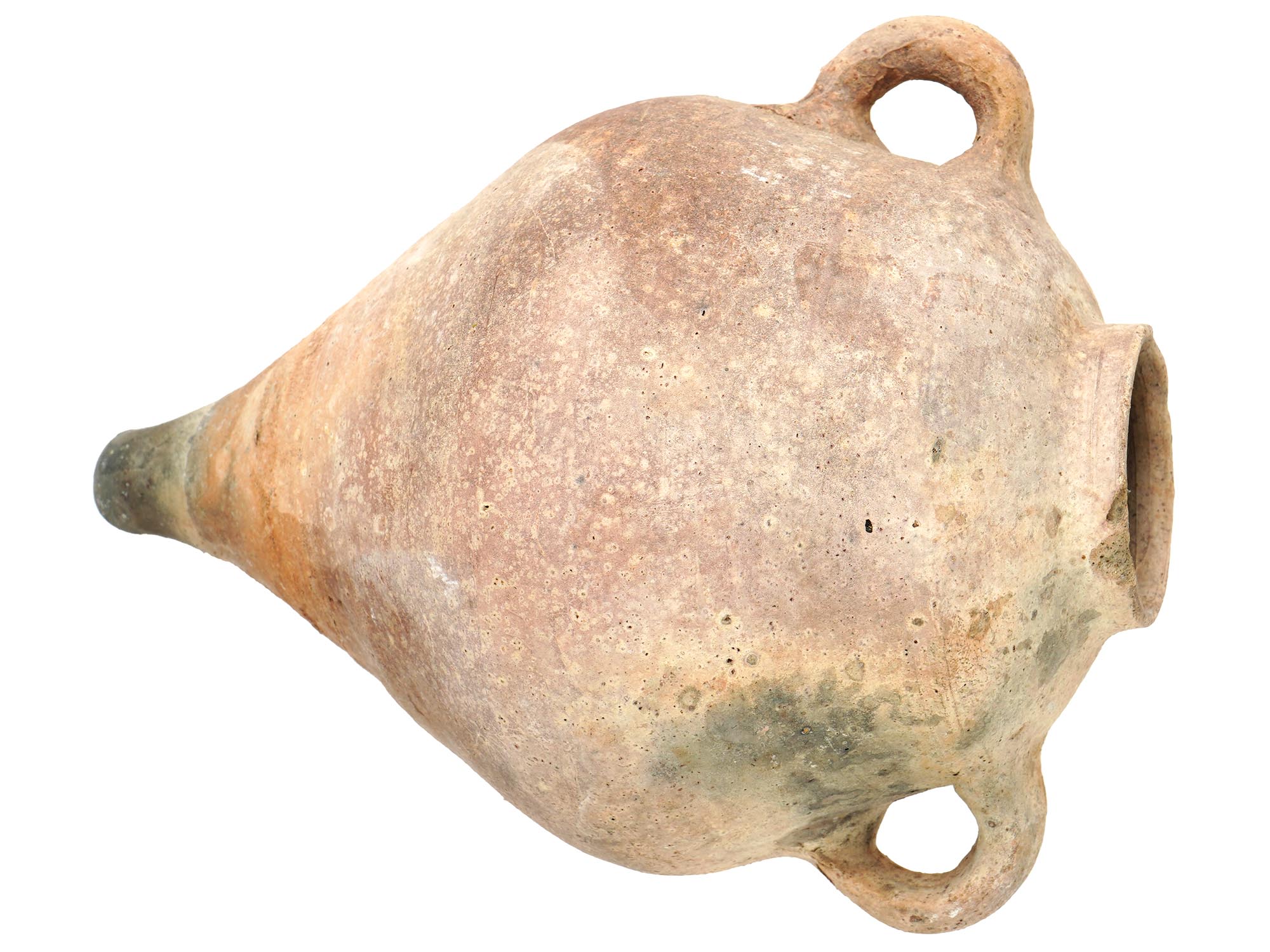 ANCIENT BYZANTINE TERRACOTTA WINE AMPHORA PIC-0