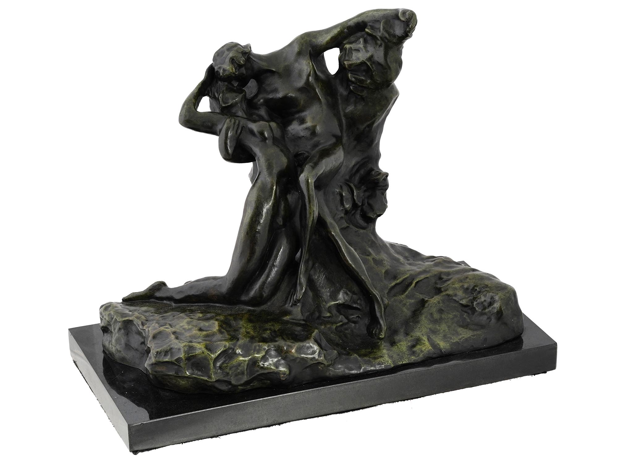 AFTER AUGUSTE RODIN FRENCH BRONZE SCULPTURE PIC-1