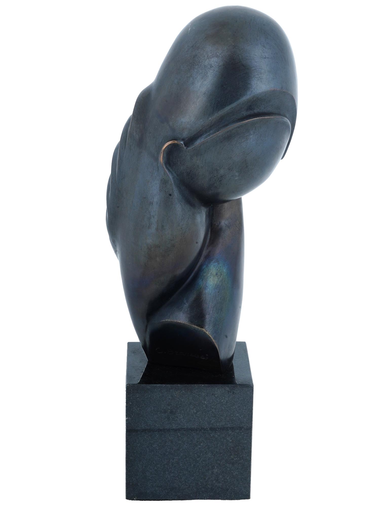 AFTER CONSTANTINE BRANCUSI ABSTRACT BRONZE SCULPTURE PIC-4