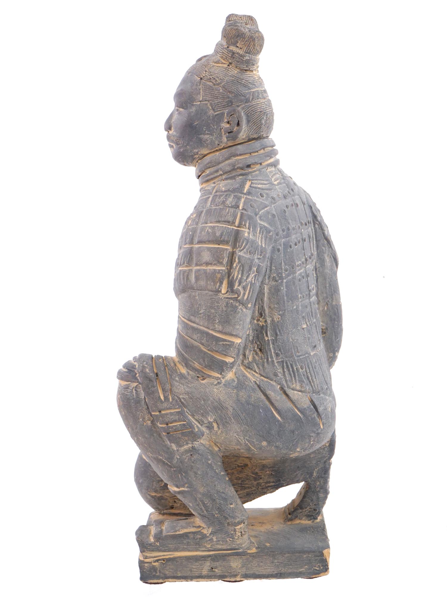 CHINESE KNEELING ARCHER TERRACOTTA WARRIOR SCULPTURE PIC-1