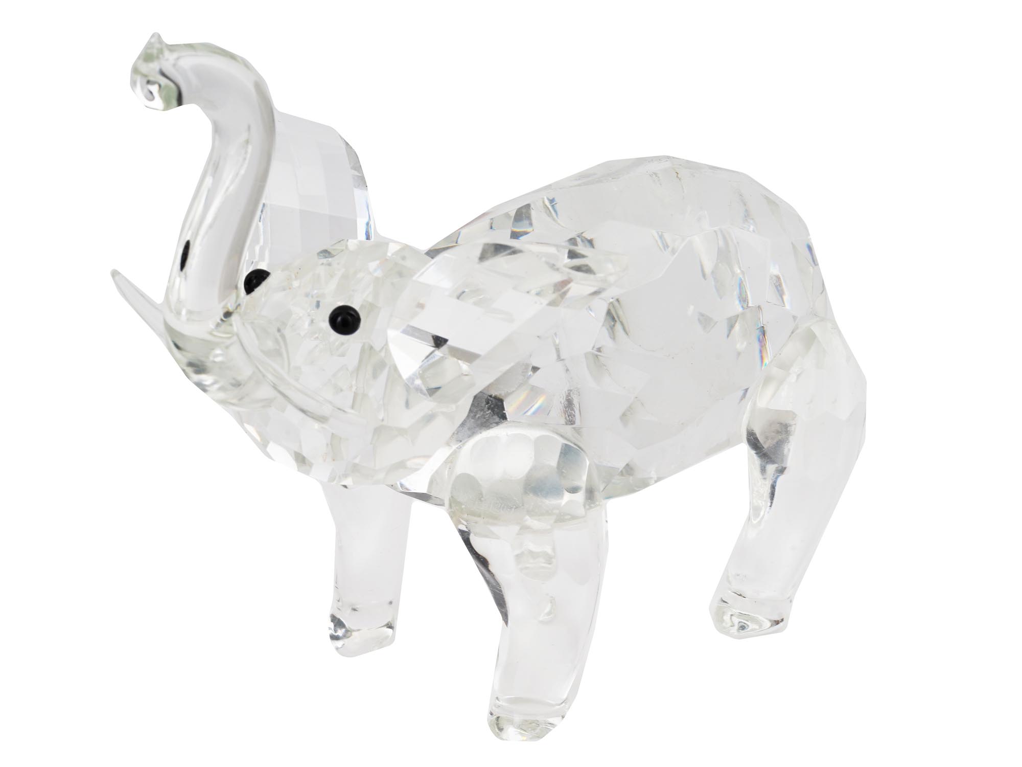 MINIATURE SWAROVSKI CRYSTAL ELEPHANT FIGURINE PIC-0