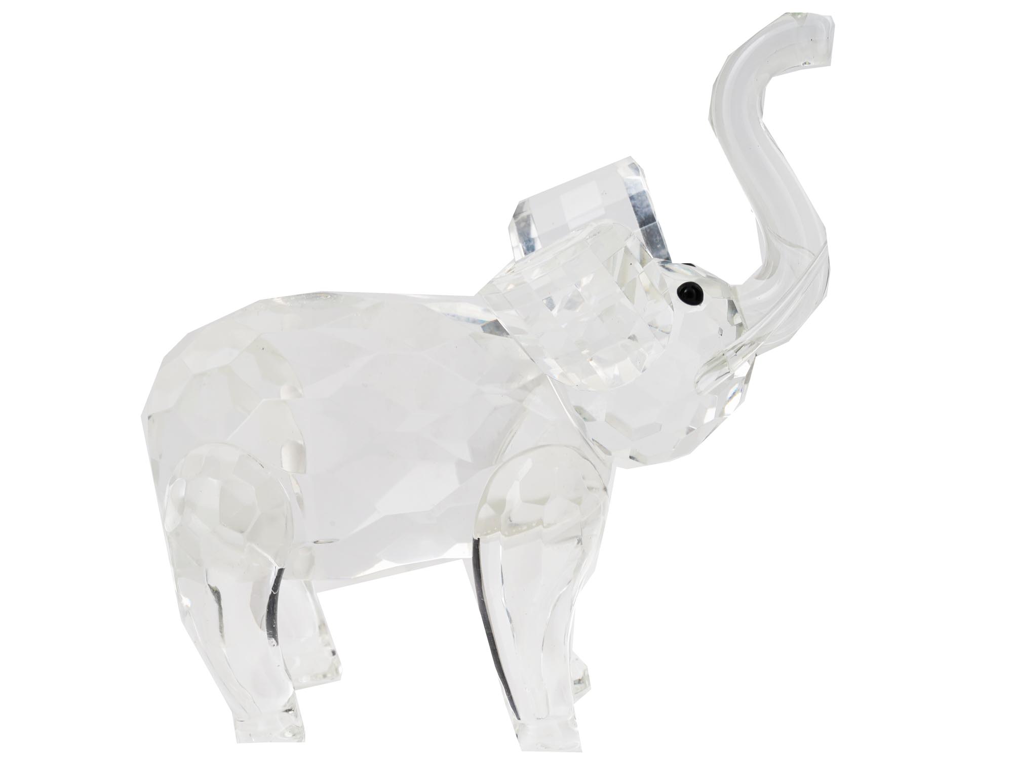 MINIATURE SWAROVSKI CRYSTAL ELEPHANT FIGURINE PIC-3