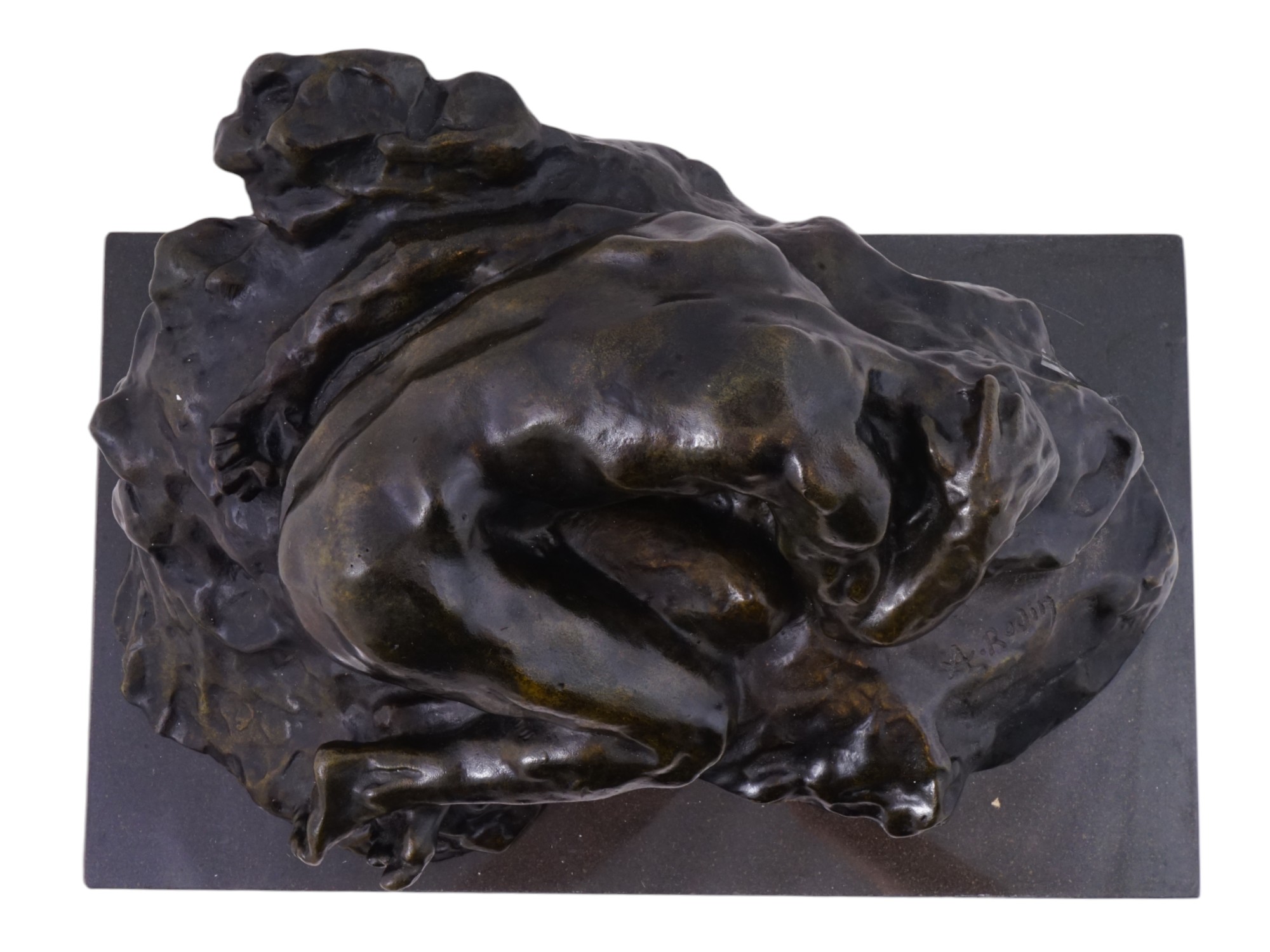 AFTER AUGUSTE RODIN FRENCH BRONZE SCULPTURE PIC-5