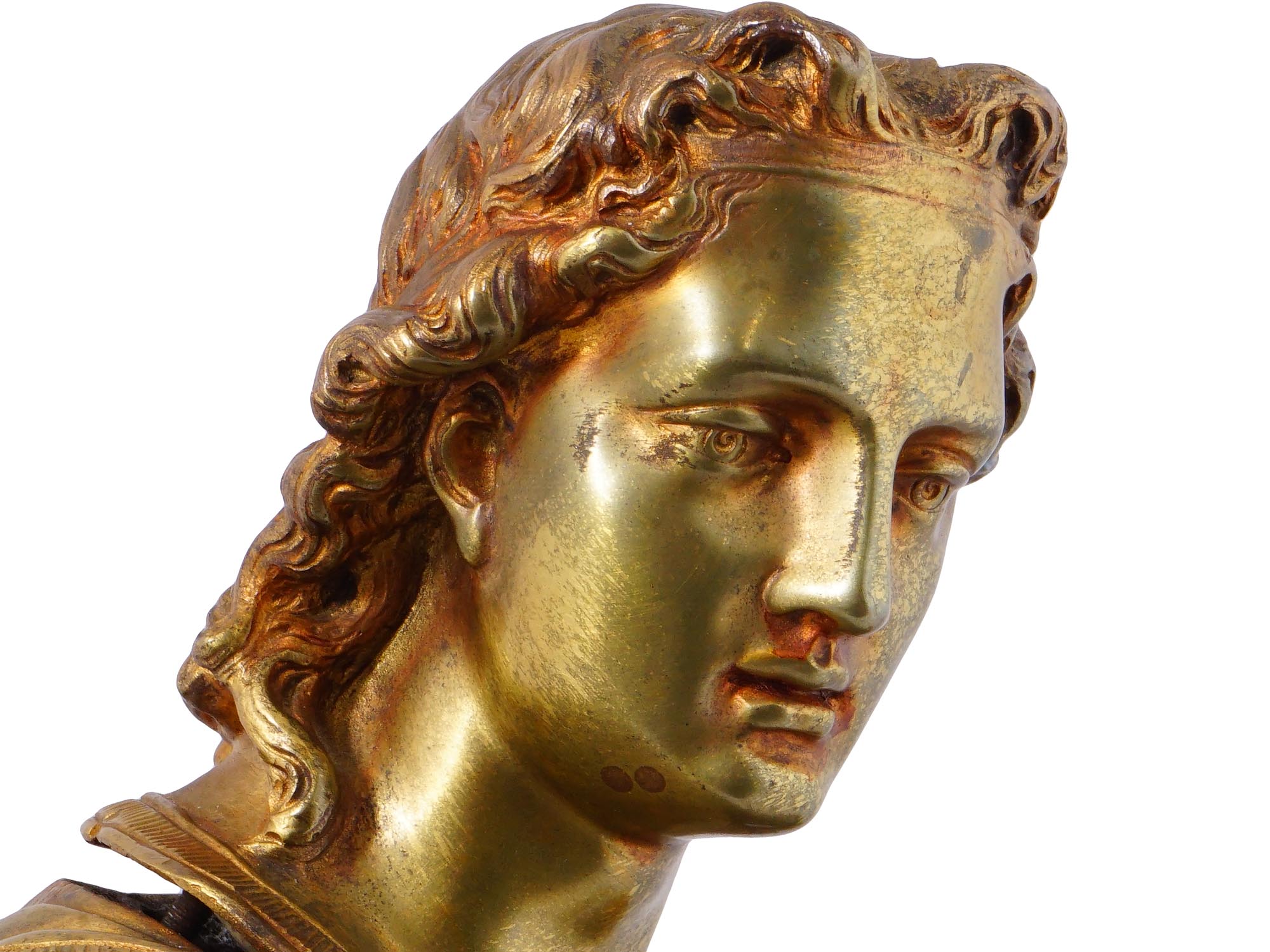 FRENCH GILT BRONZE SCULPTURE BY THEODORE DORIOT PIC-6