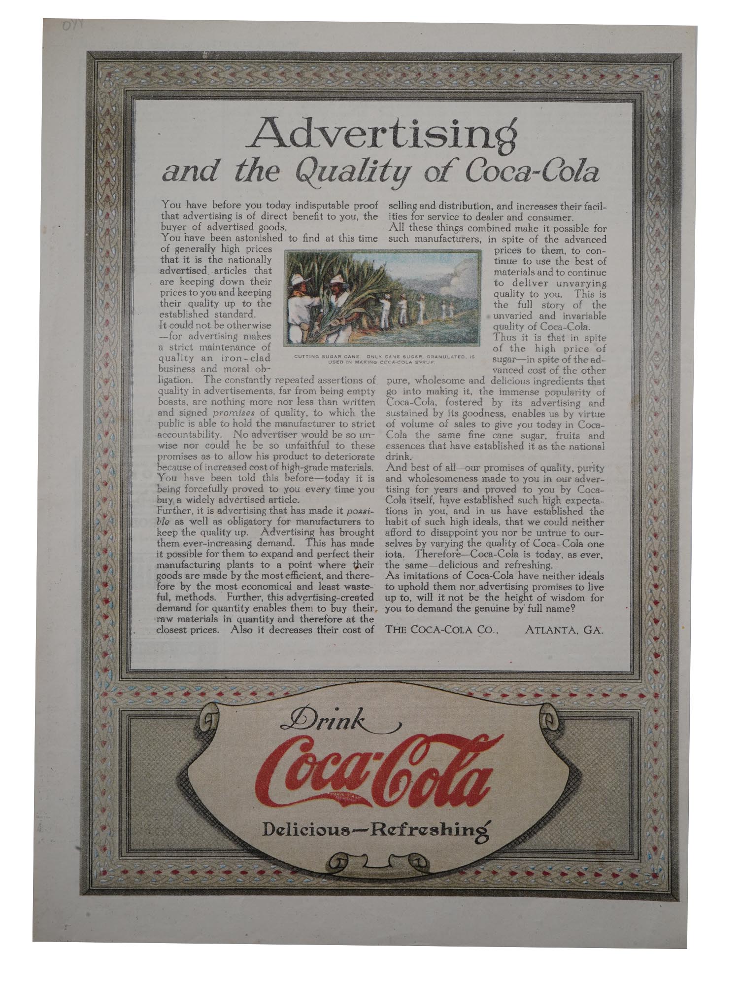 VINTAGE COCA COLA ARTICLE PAGES AND ADVERTISING PIC-3