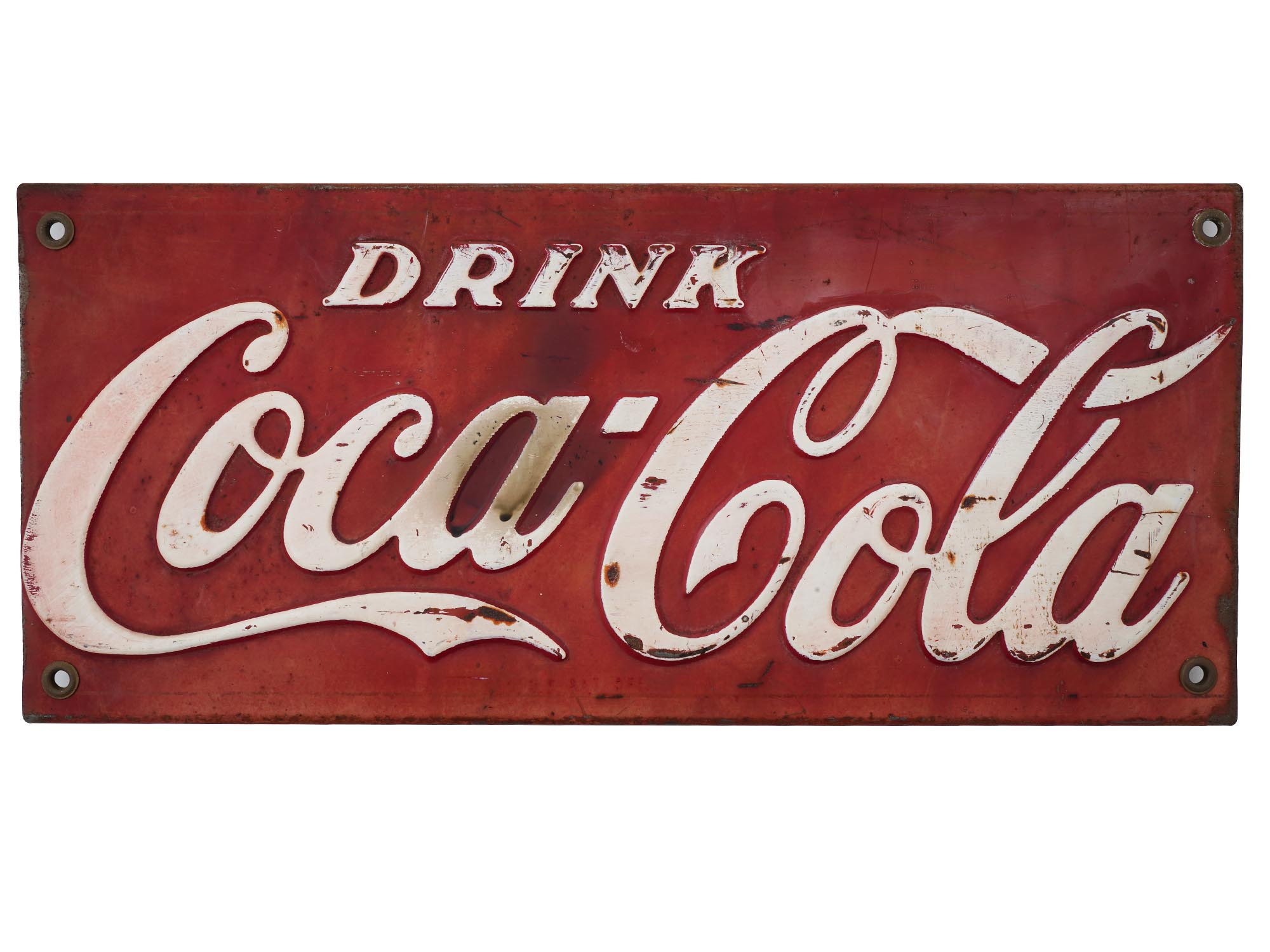 VINTAGE ADS COCA COLA CARDBOARD AND TIN SIGNS PIC-2