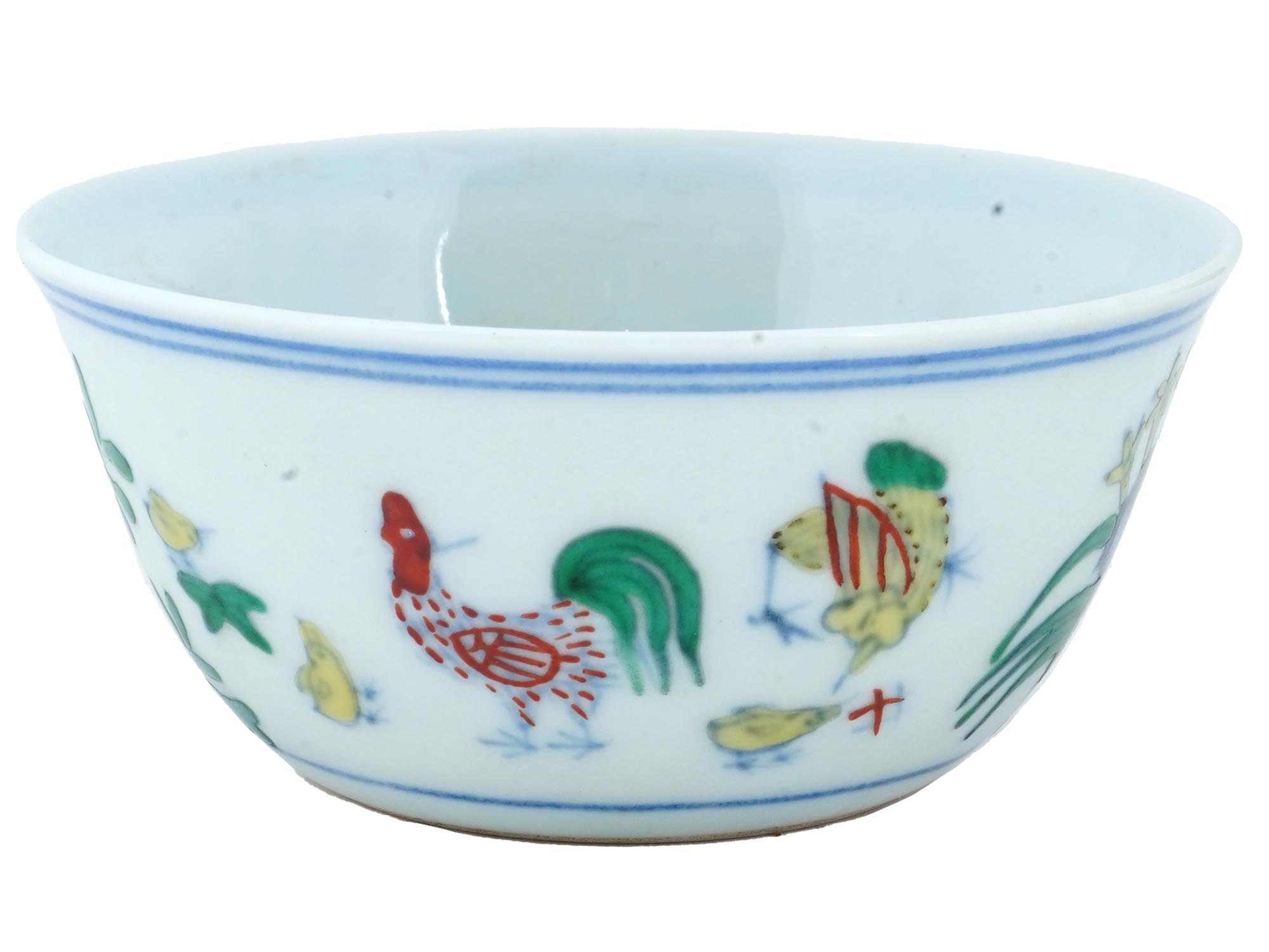 VINTAGE 1995 CHINESE PORCELAIN MINIATURE BOWL IOB PIC-6