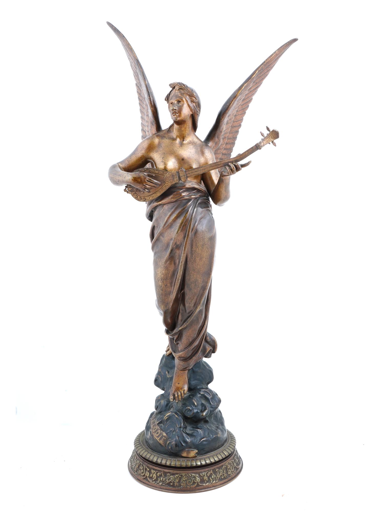 PATINATED BRONZE SCULPTURE BY EMILE LOUIS PICAULT PIC-0