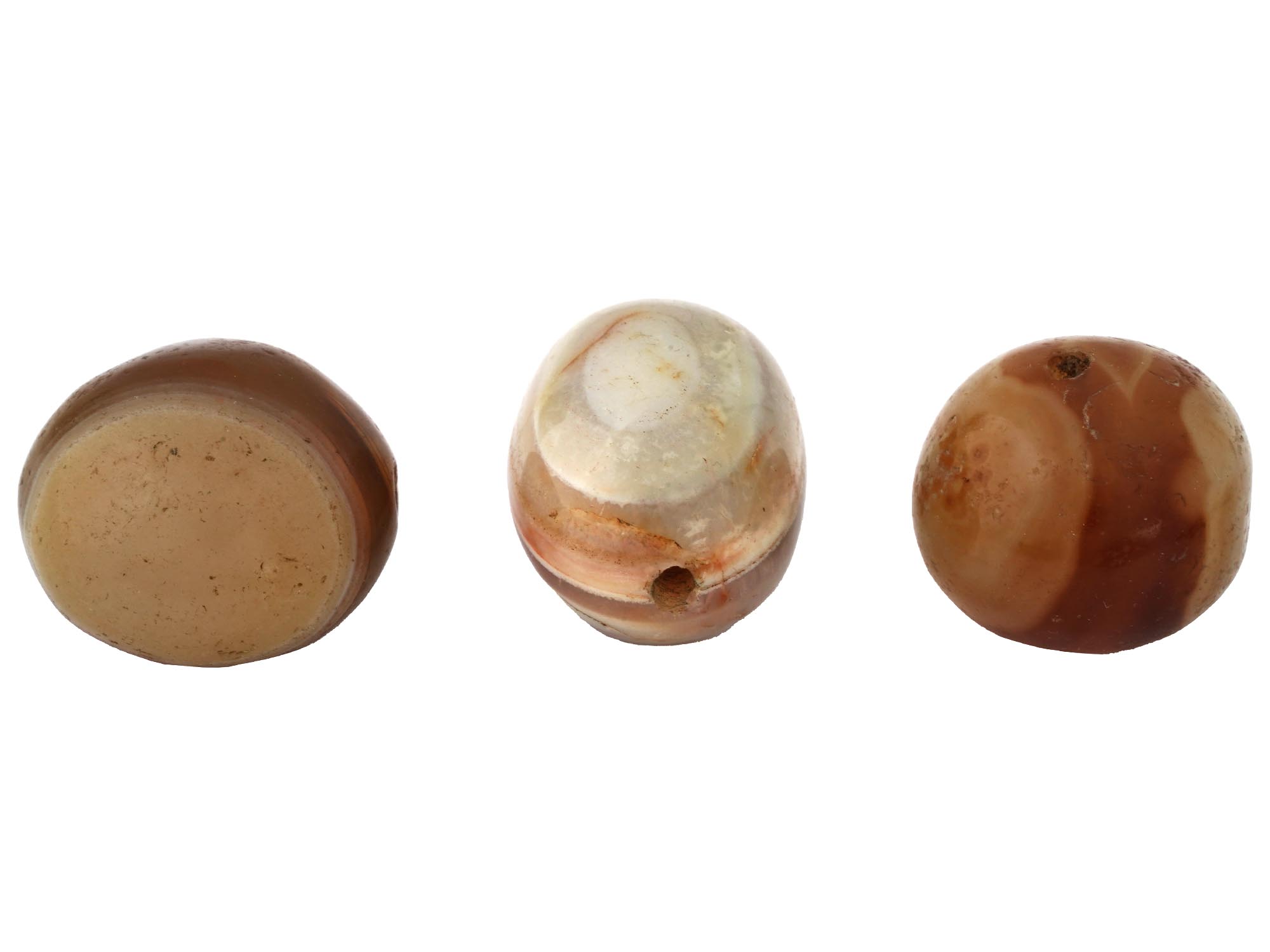 ANCIENT CARVED AGATE BEADS OF VARIOUS SIZES AND COLORS PIC-5