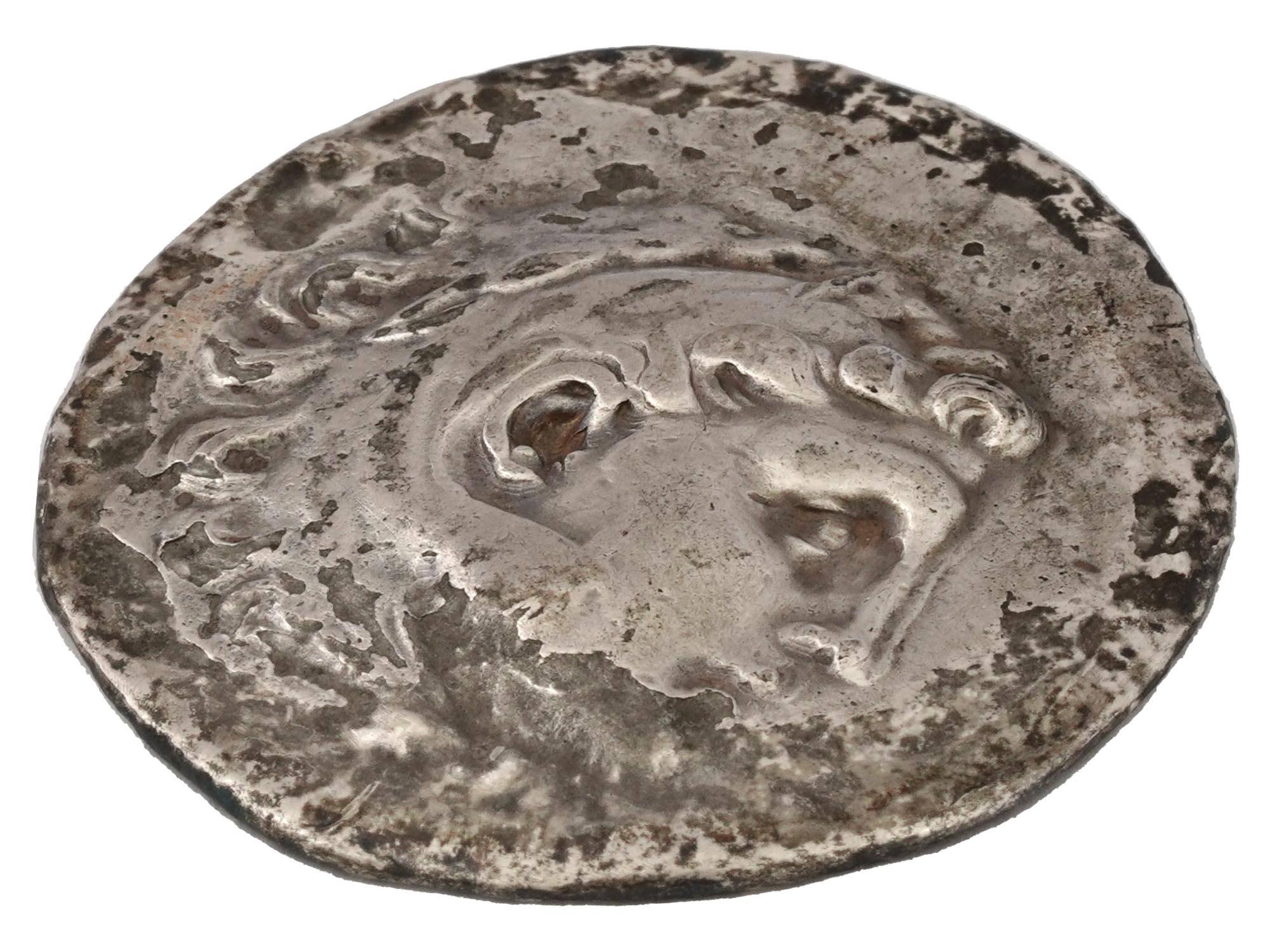 ANCIENT ALEXANDER THE GREAT SILVER TETRADRACHM COIN PIC-2