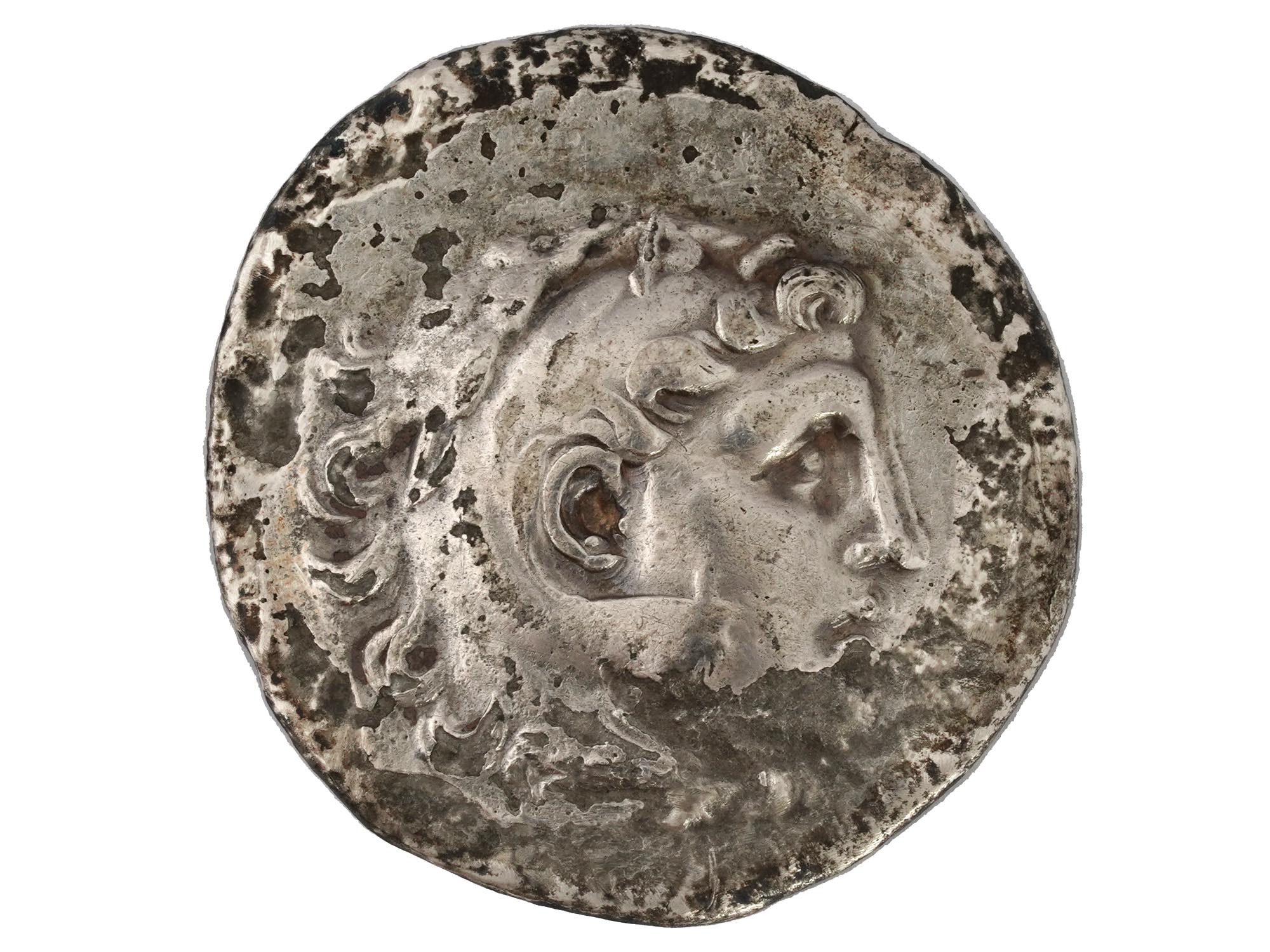 ANCIENT ALEXANDER THE GREAT SILVER TETRADRACHM COIN PIC-0