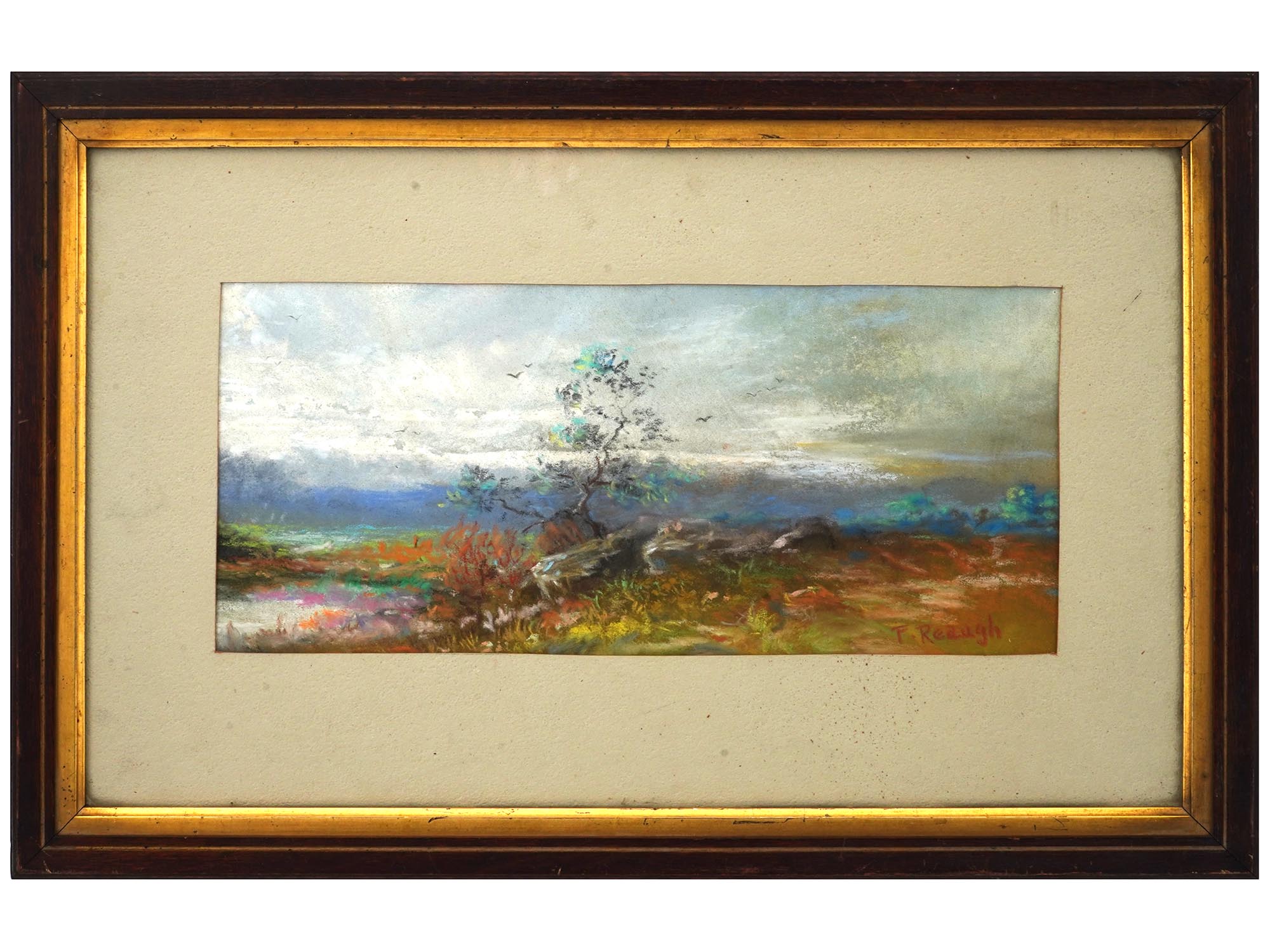 AMERICAN LANDSCAPE PASTEL PAINTING BY FRANK REAUGH PIC-0