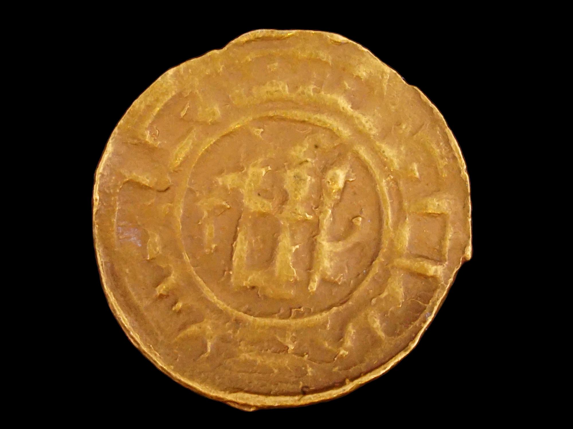 PERSIAN SAFFARID DYNASTY FRACTIONAL DINAR GOLD COIN PIC-1