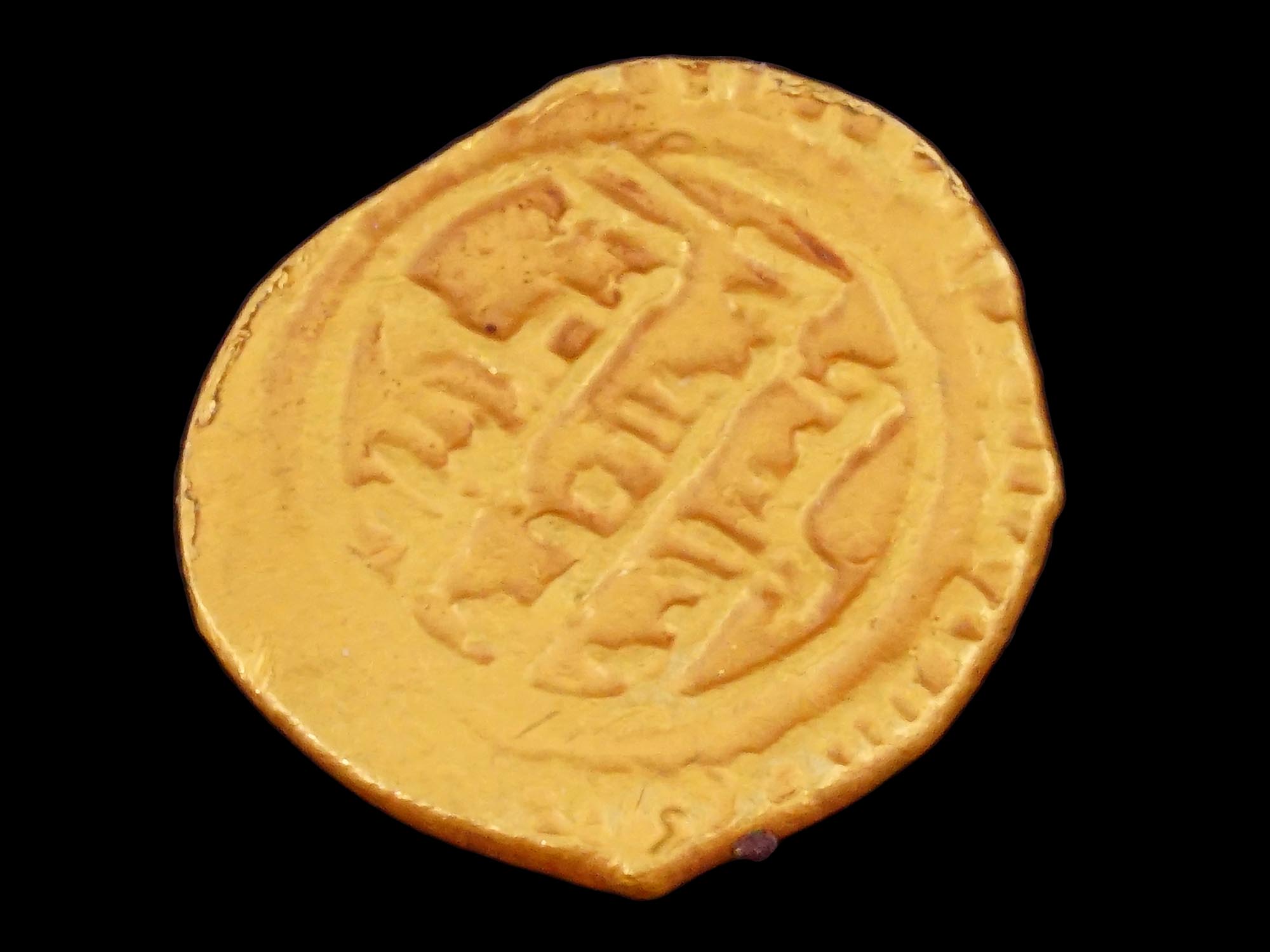 PERSIAN SAFFARID DYNASTY FRACTIONAL DINAR GOLD COIN PIC-1