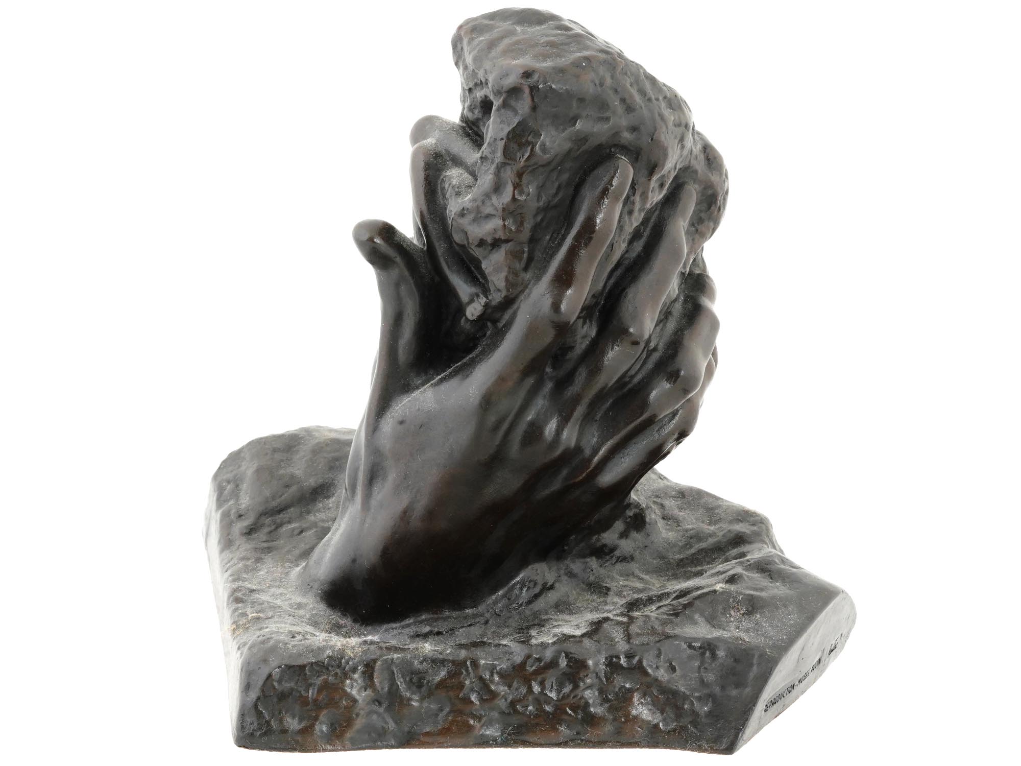 FRENCH AUGUSTE RODIN COMPOSITE SCULPTURE REPRODUCTION PIC-4
